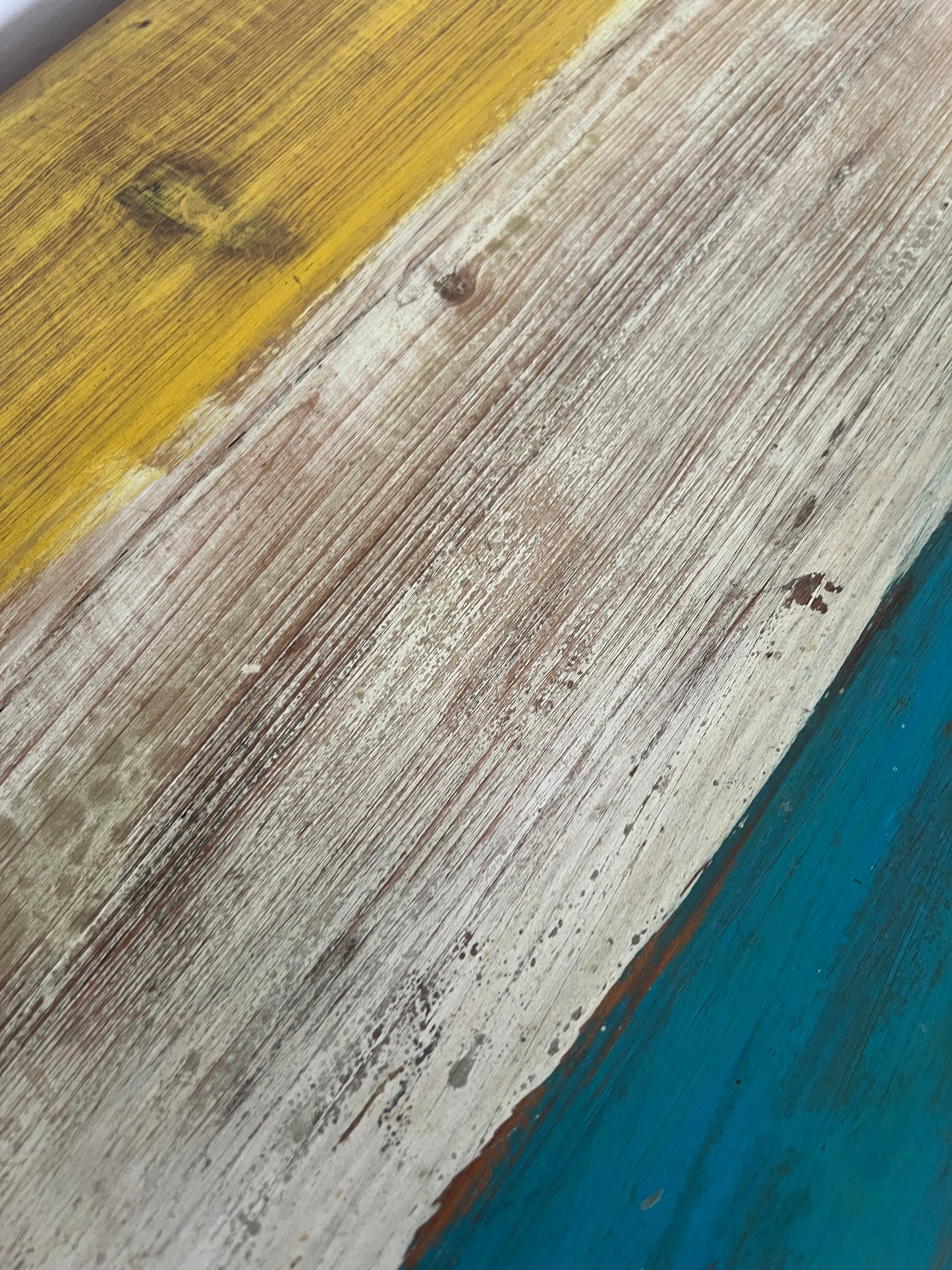 Beautiful Rustic Colourful Wooden Cabinet