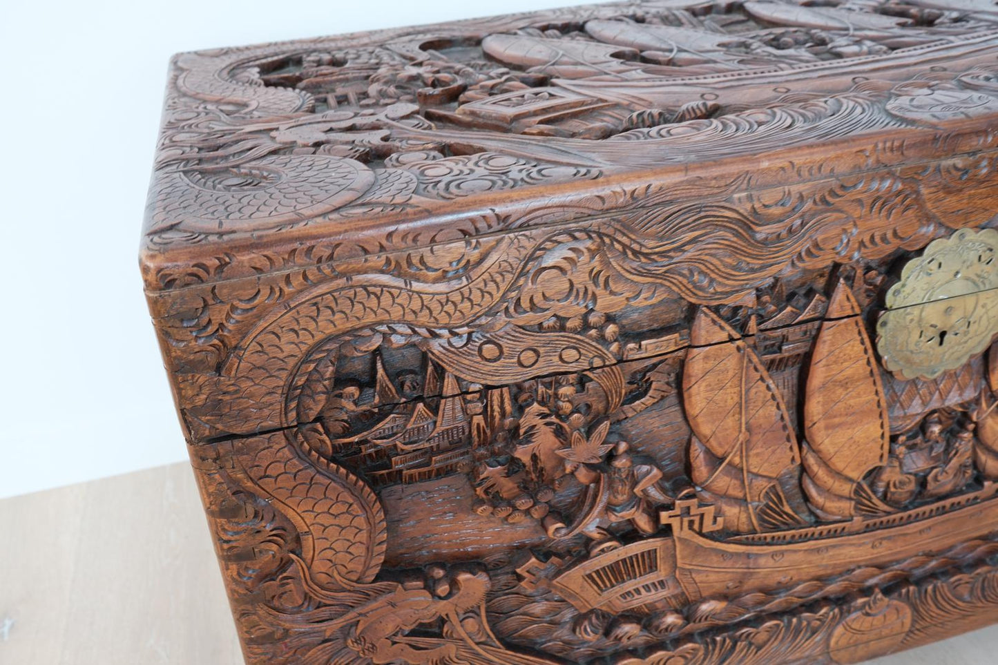 Beautiful Camphor Wood Chest