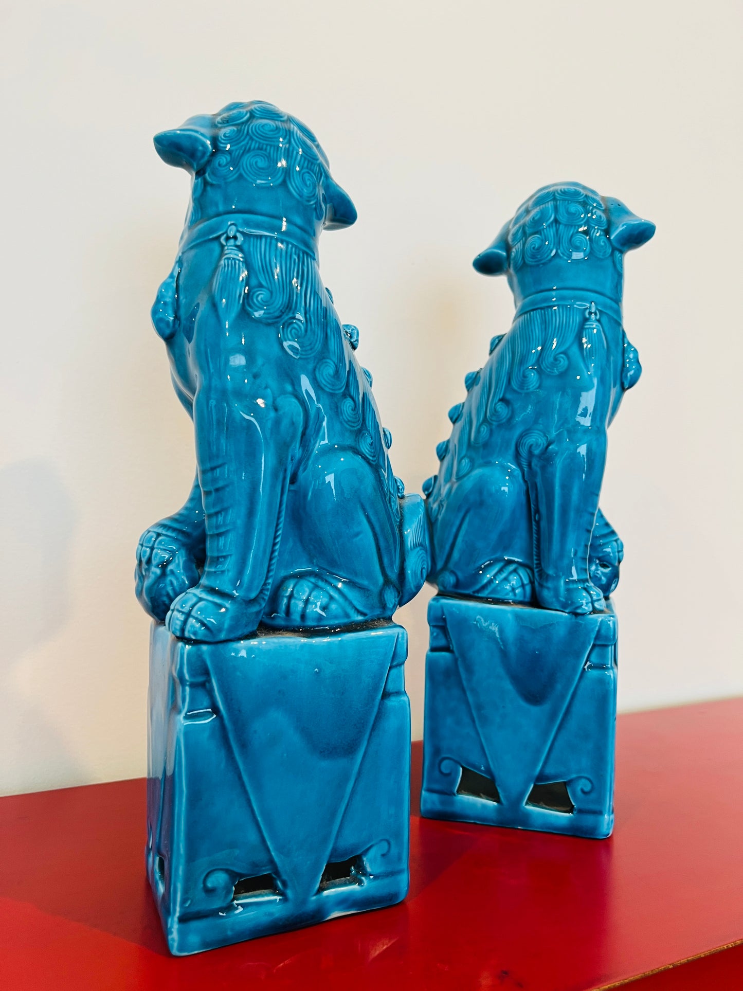 Turquoise Foo Dogs