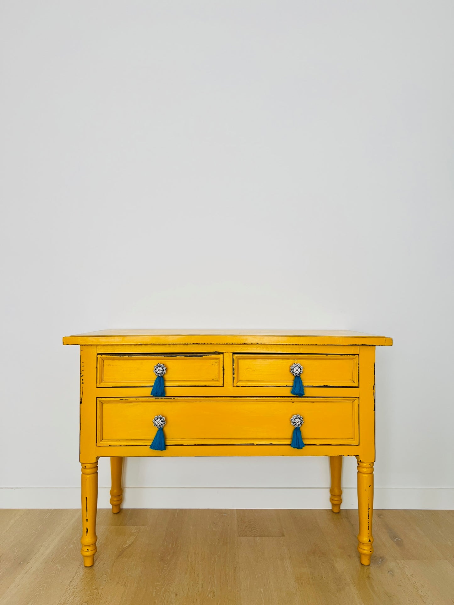Gorgeous Yellow Wooden Drawers