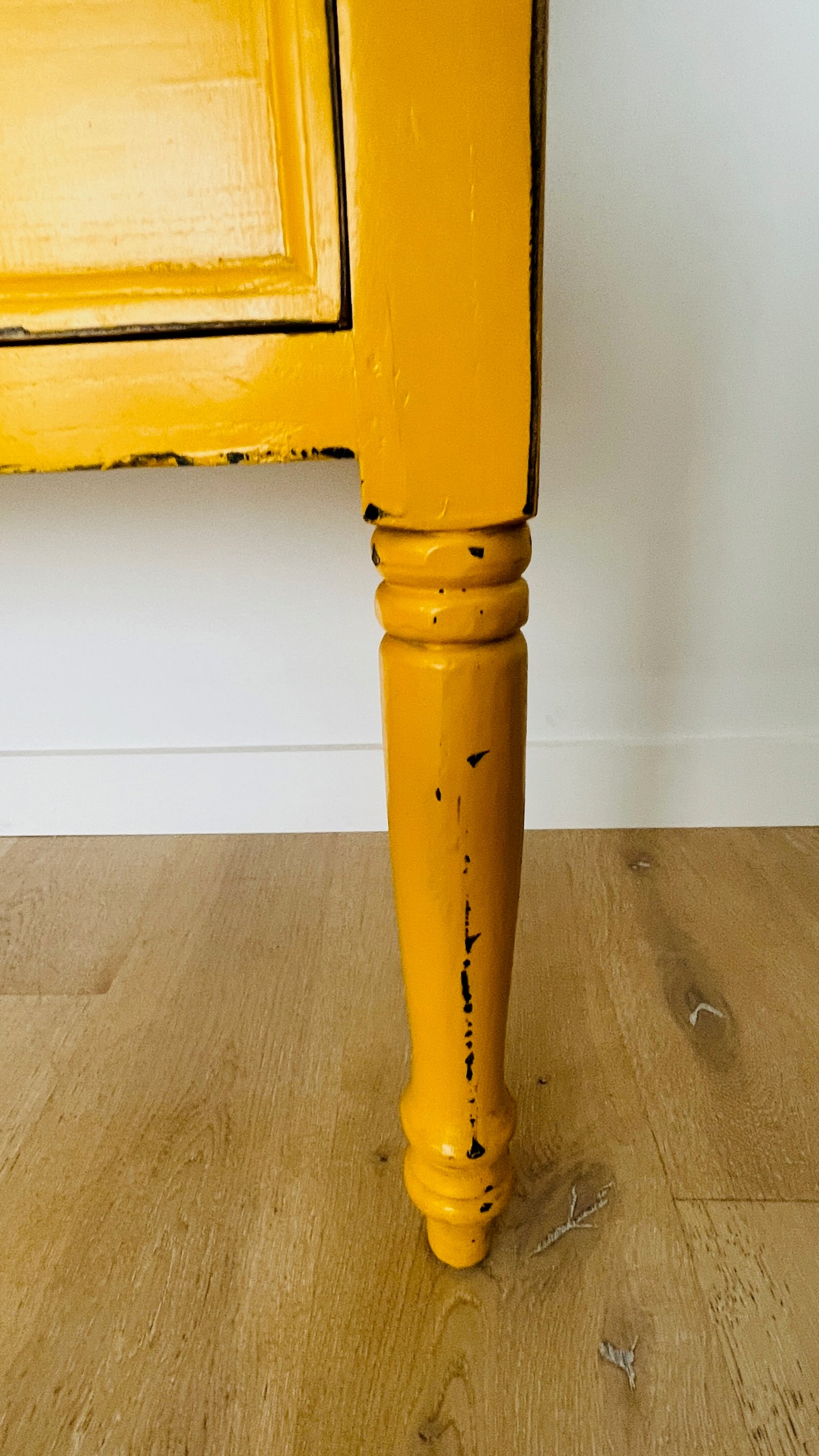 Gorgeous Yellow Wooden Drawers