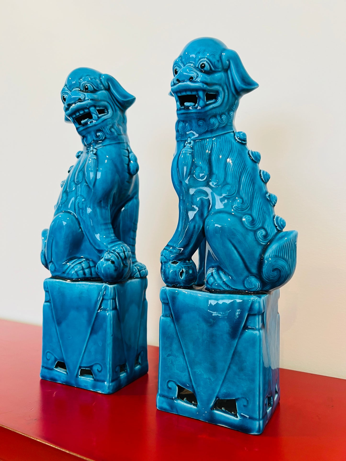 Turquoise Foo Dogs