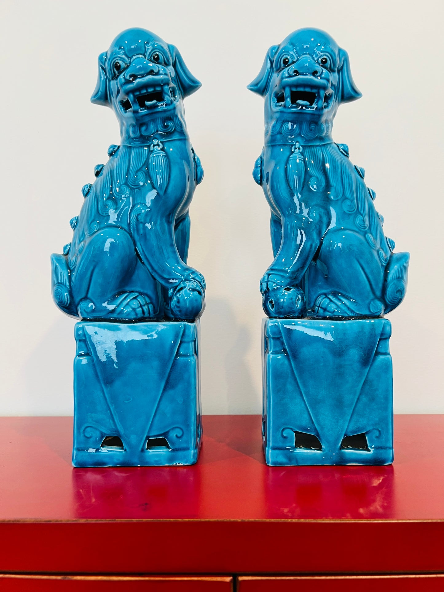 Turquoise Foo Dogs