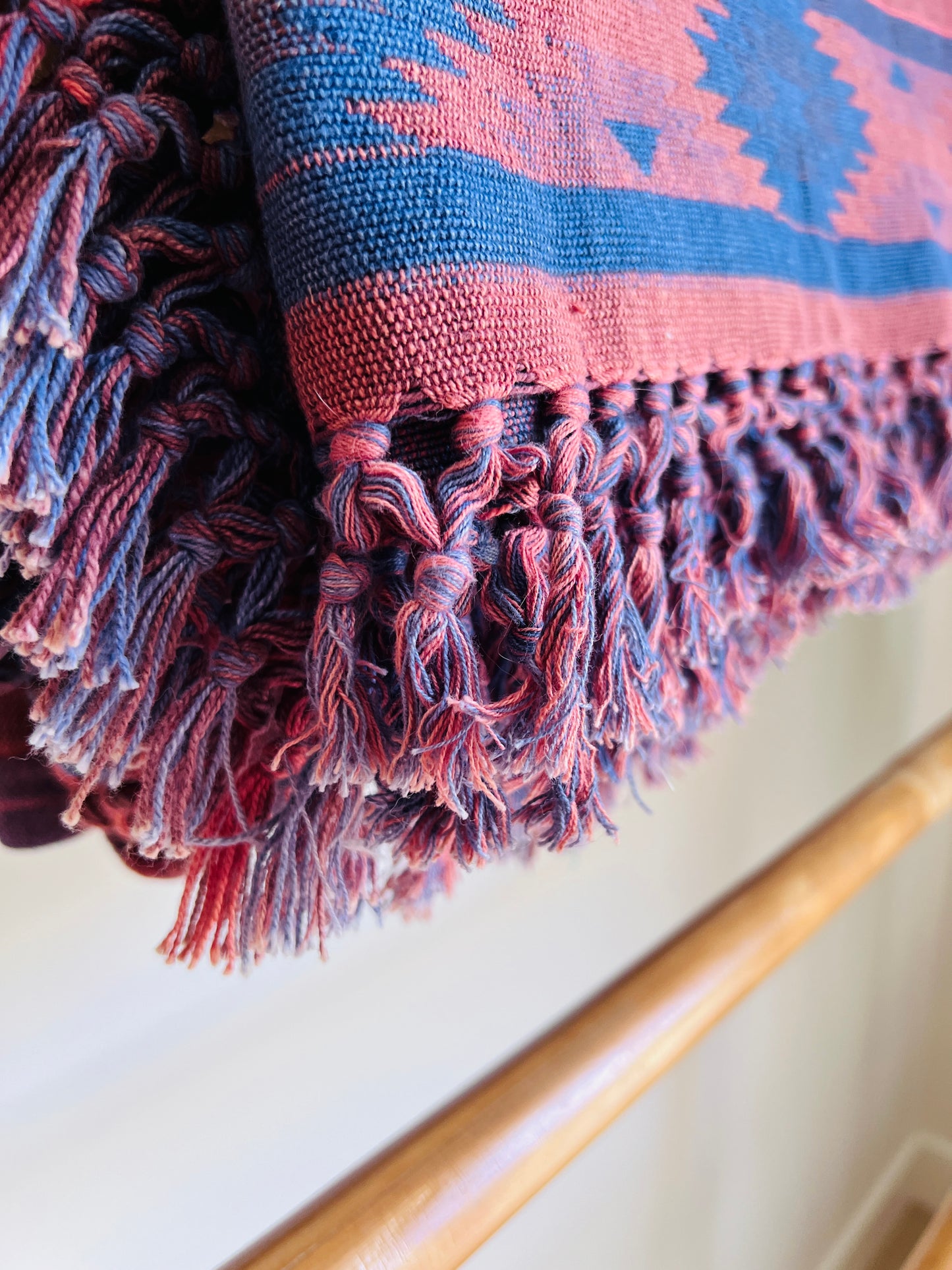 Lovely Bamboo Decor Ladder with Throw