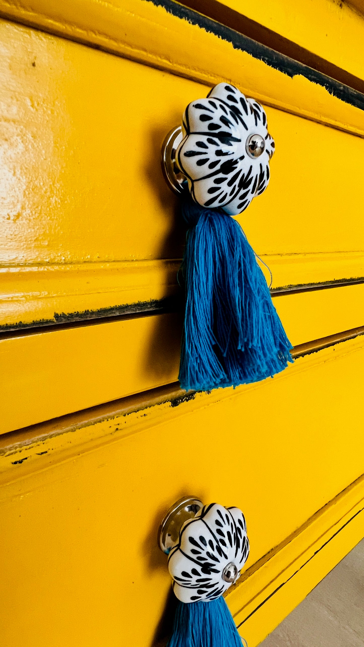 Gorgeous Yellow Wooden Drawers