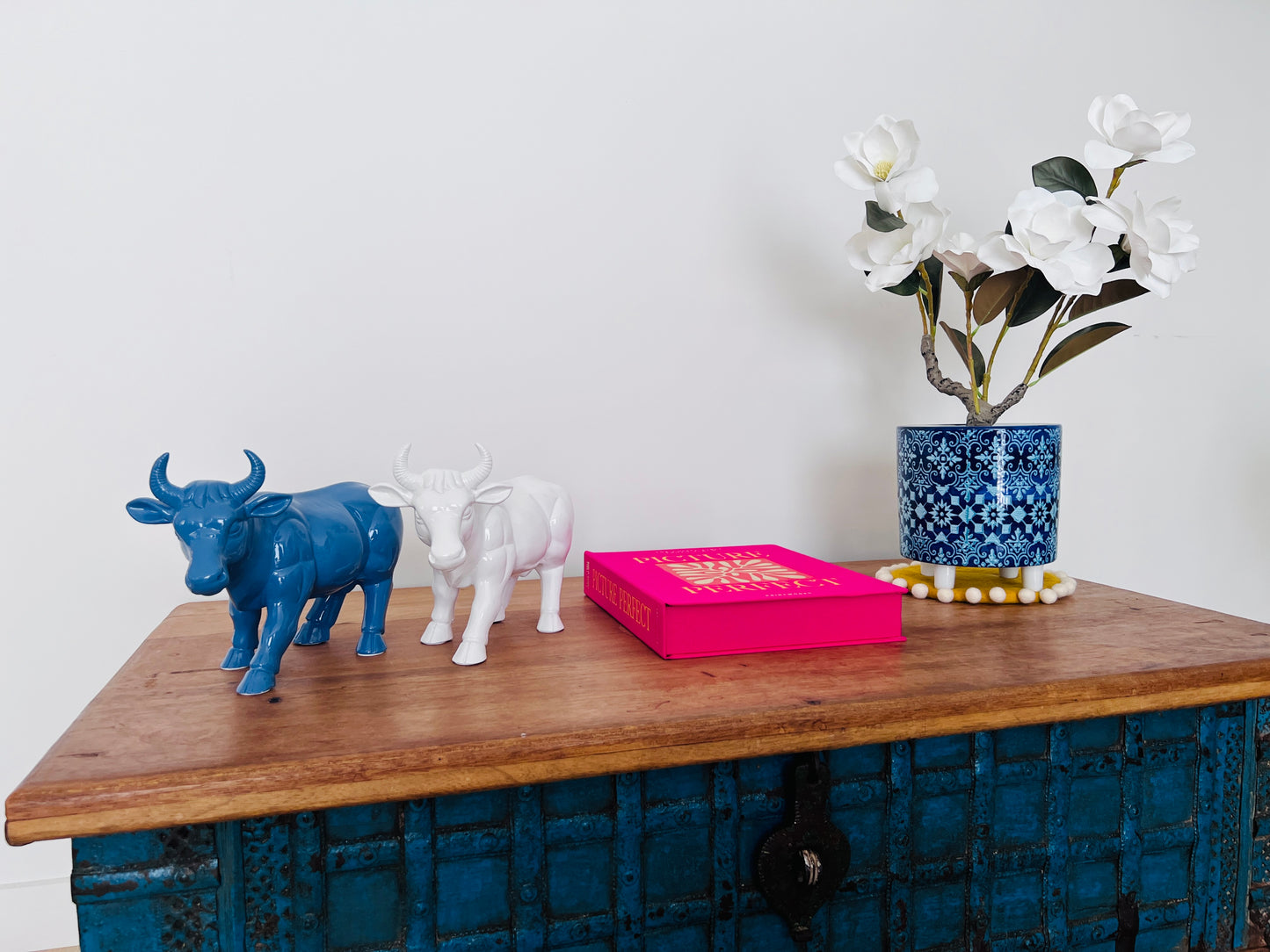 Funky Set of Decorative Bulls