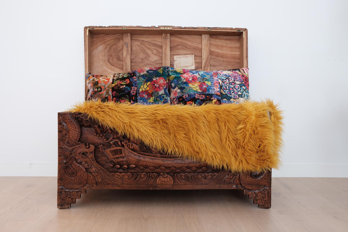 Beautiful Camphor Wood Chest