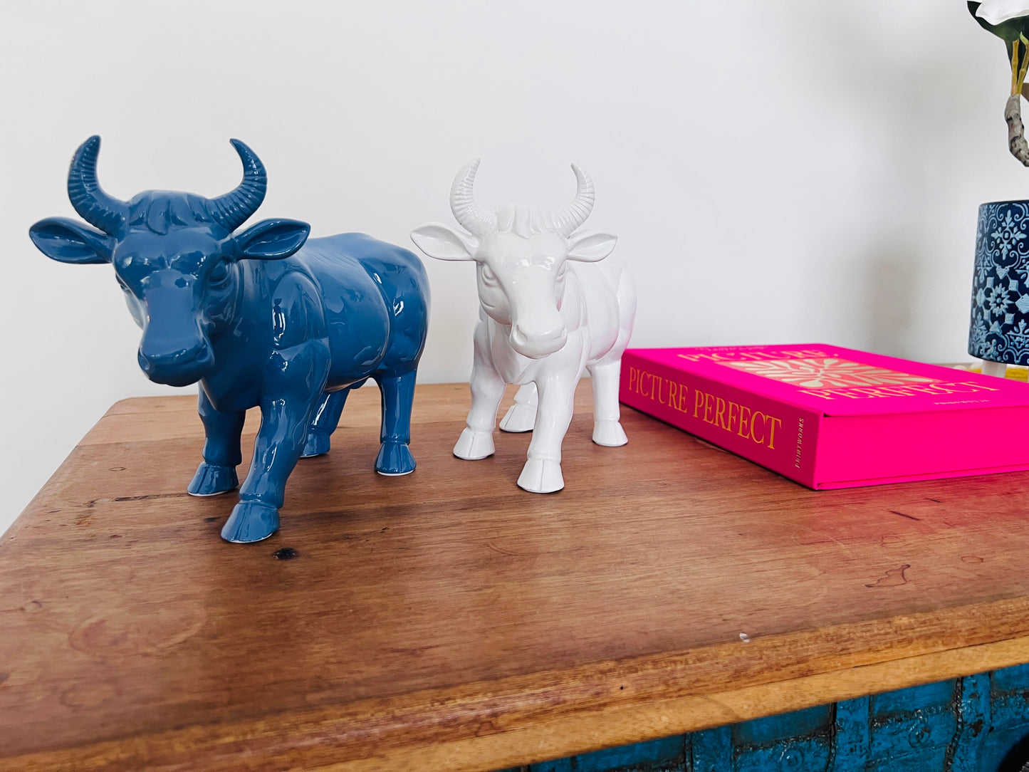 Funky Set of Decorative Bulls