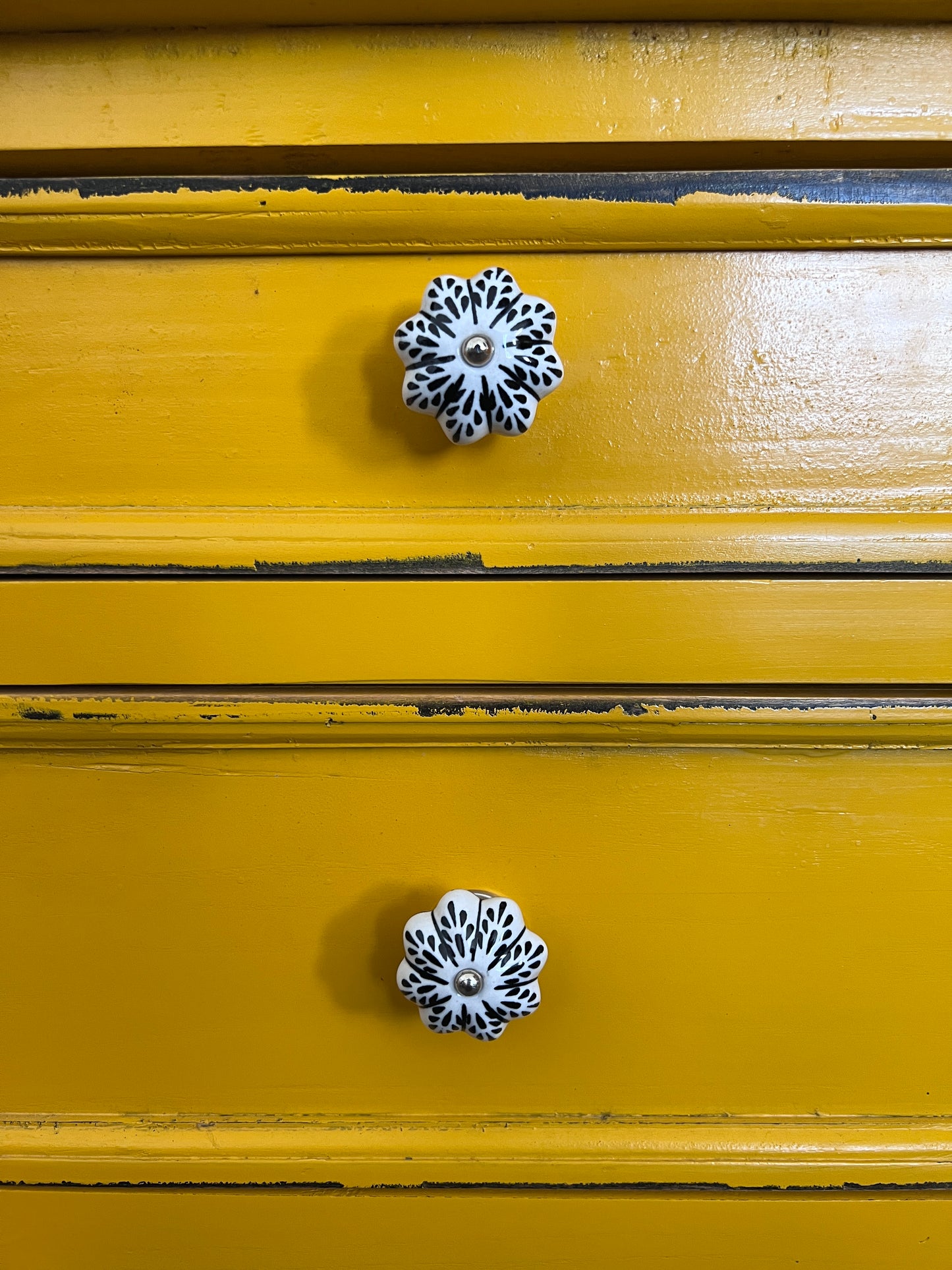 Gorgeous Yellow Wooden Drawers
