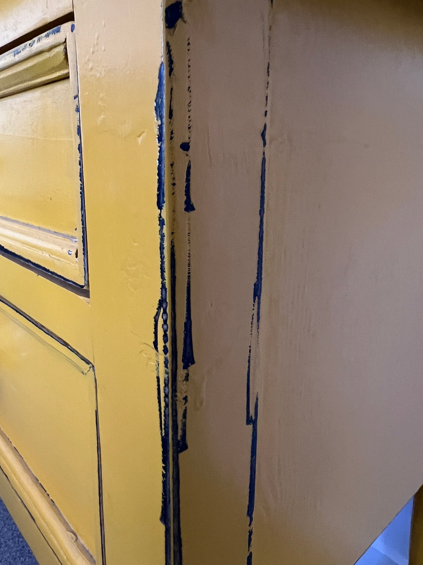 Gorgeous Yellow Wooden Drawers