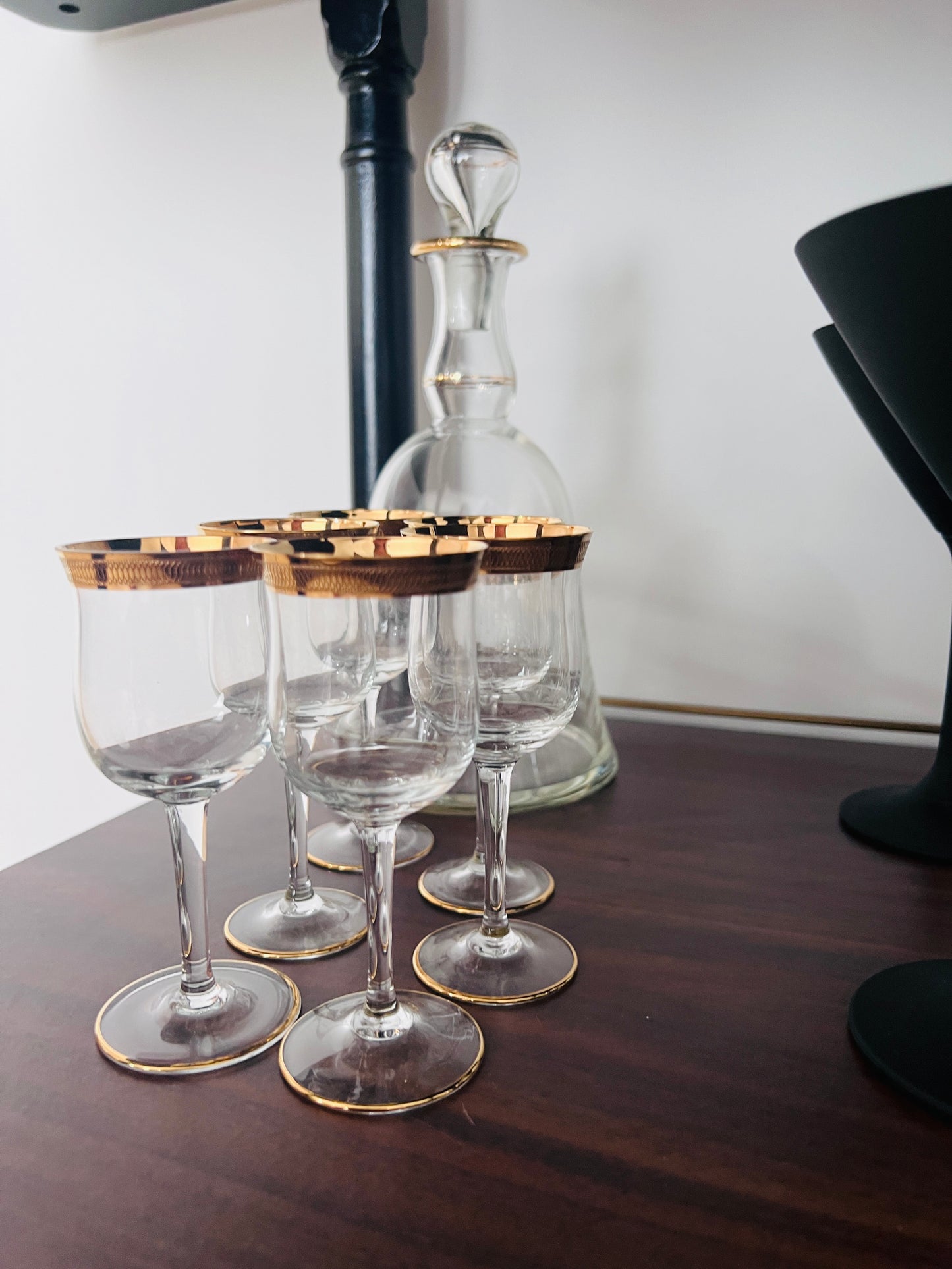 Stunning Fully Curated Mid-century Bar Cart