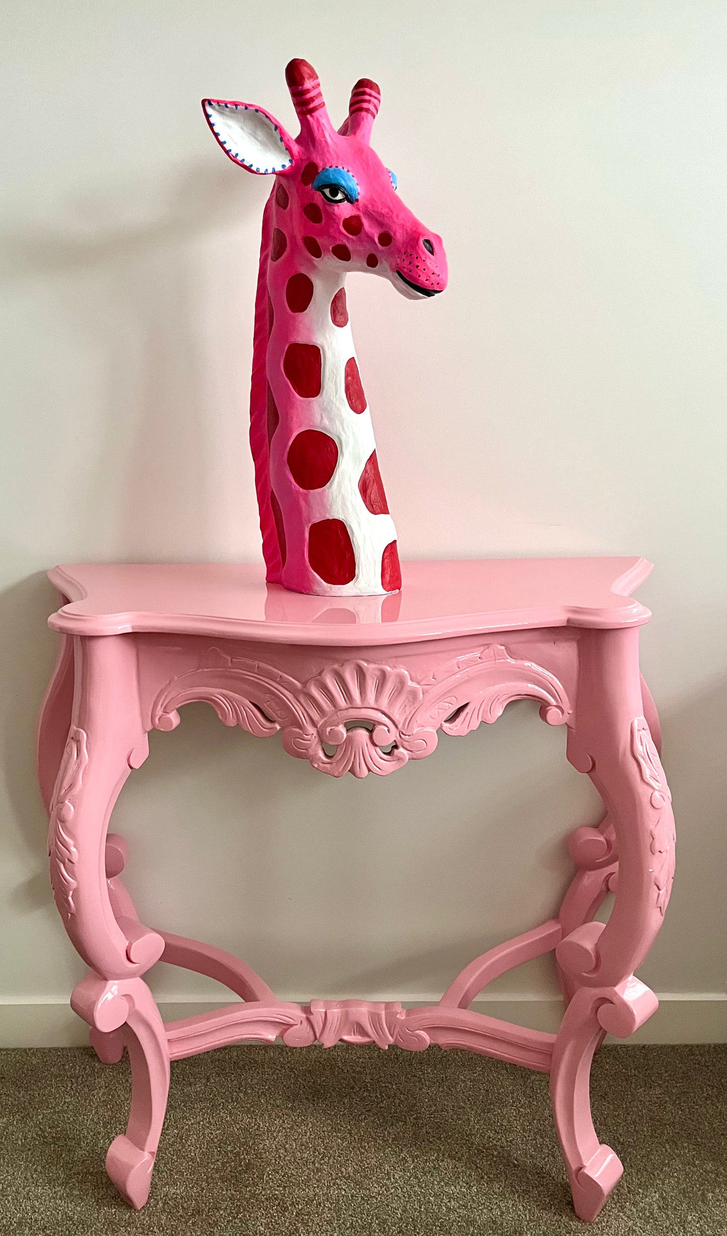 Gorgeous Pink Glossy Table