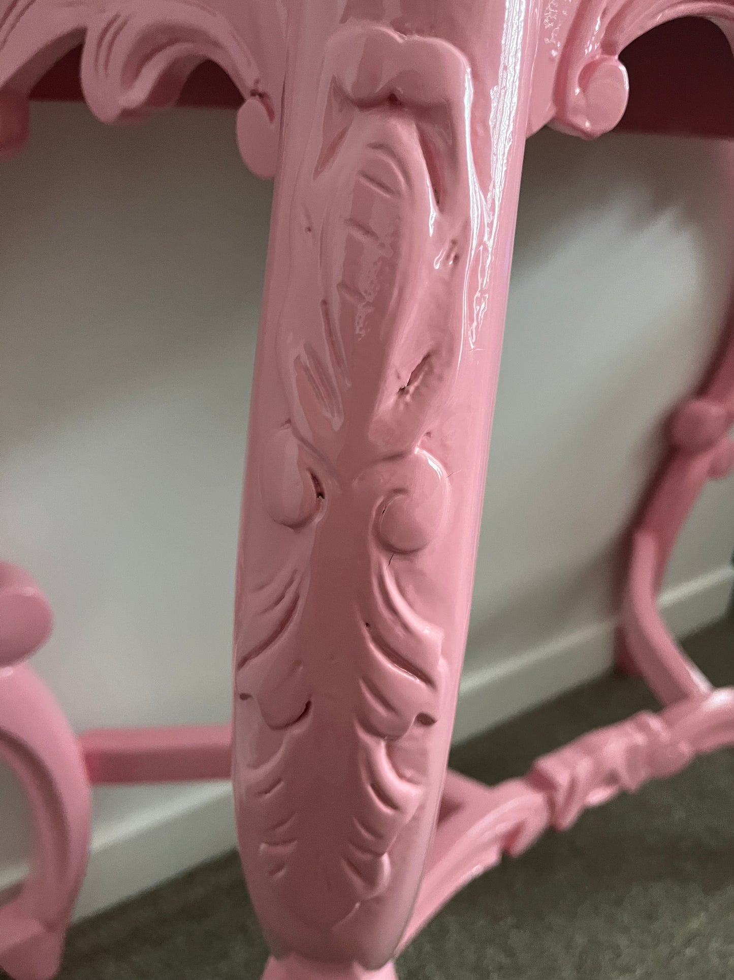Gorgeous Pink Glossy Table
