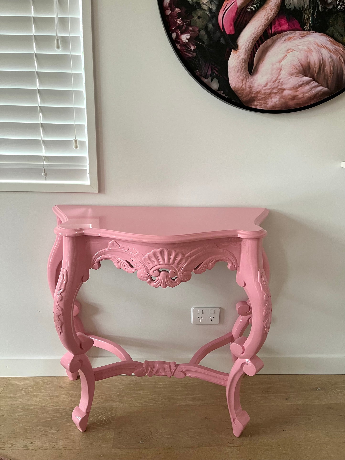 Gorgeous Pink Glossy Table
