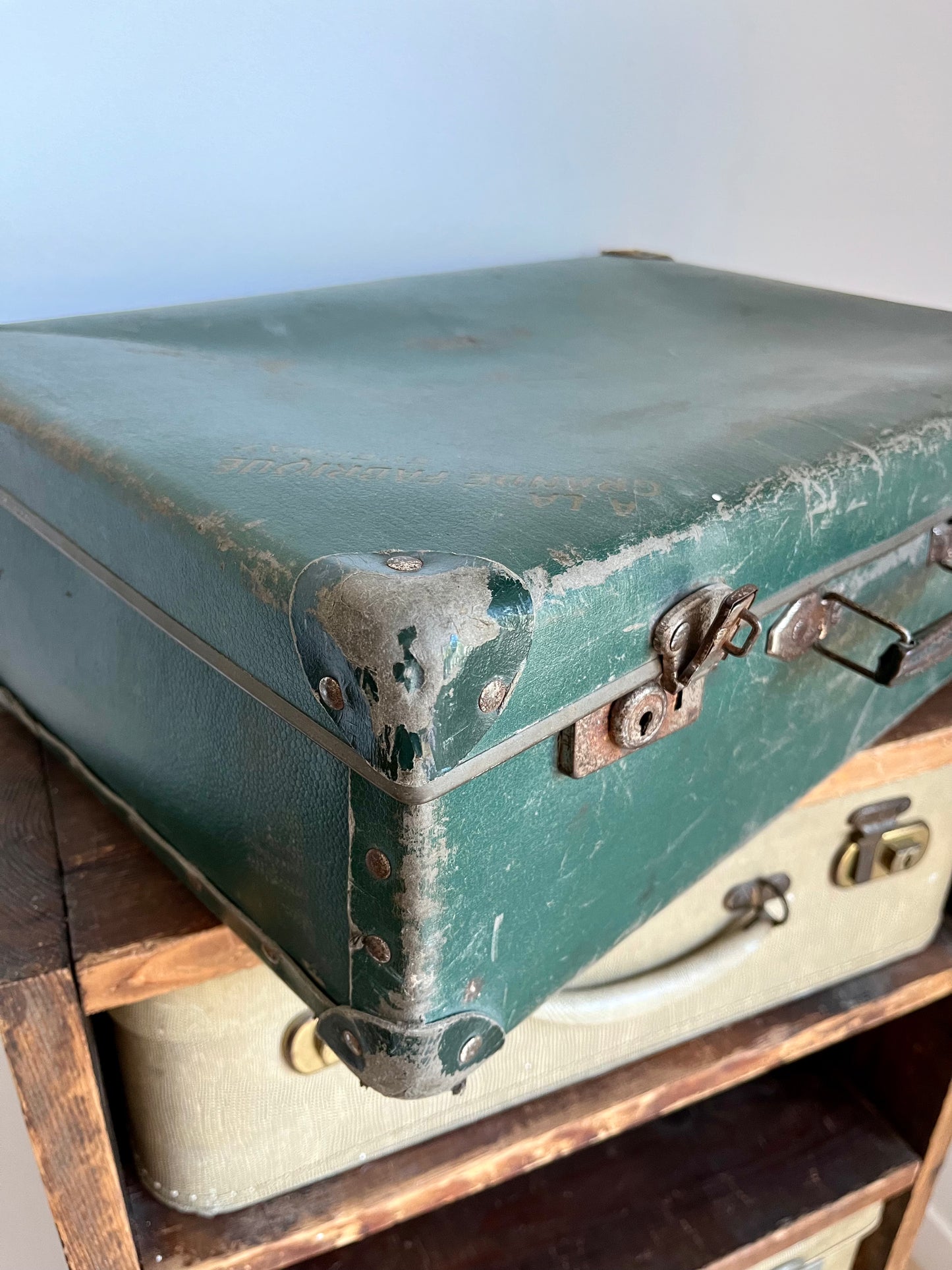Vintage Suitcase Drawer Set
