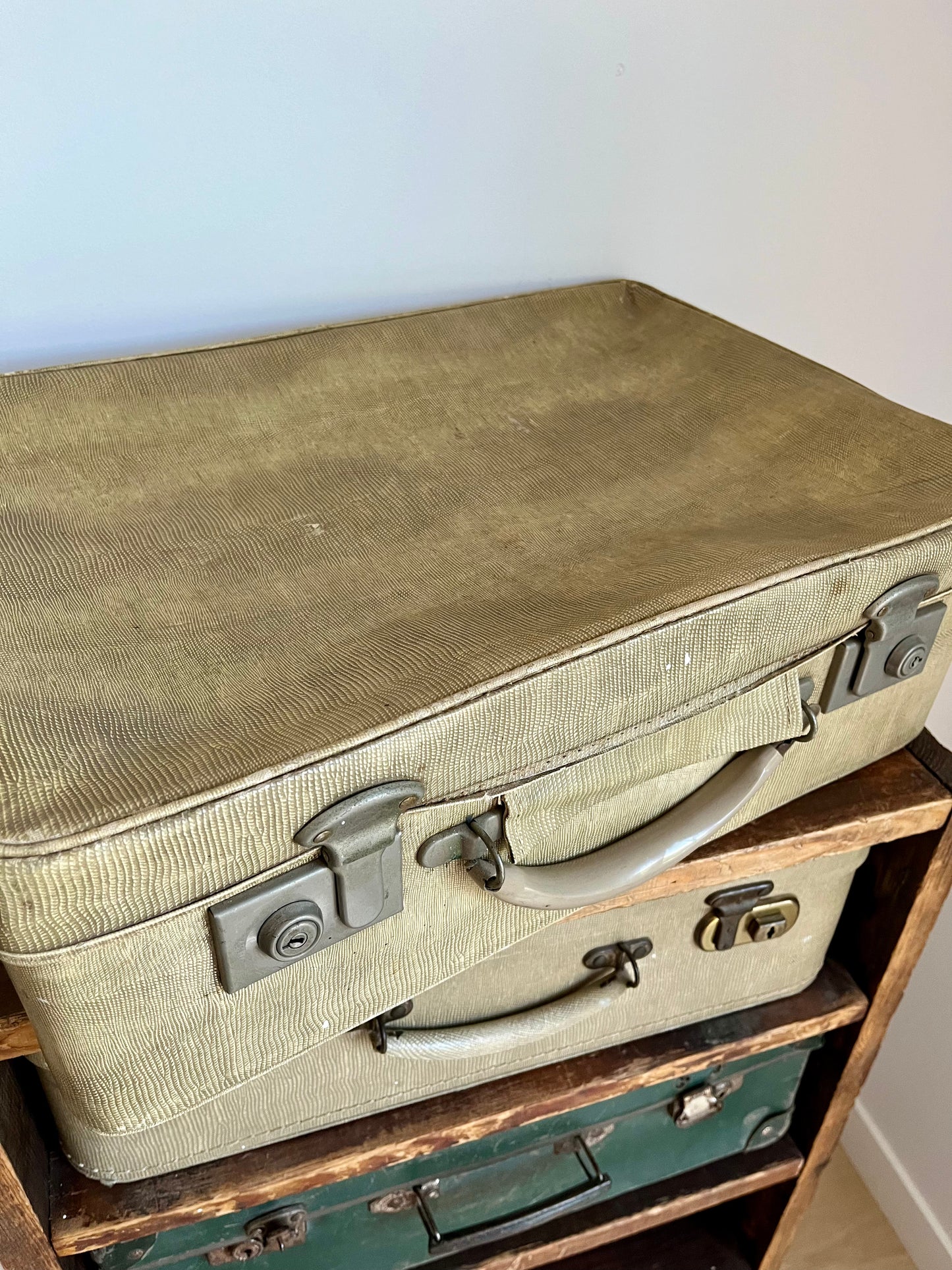 Vintage Suitcase Drawer Set