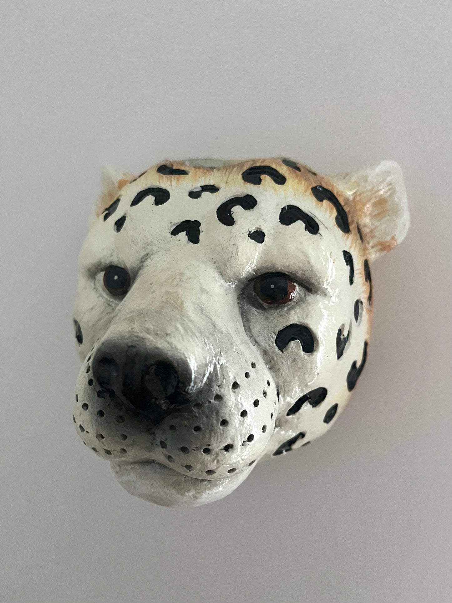 Leopard Wall Vase