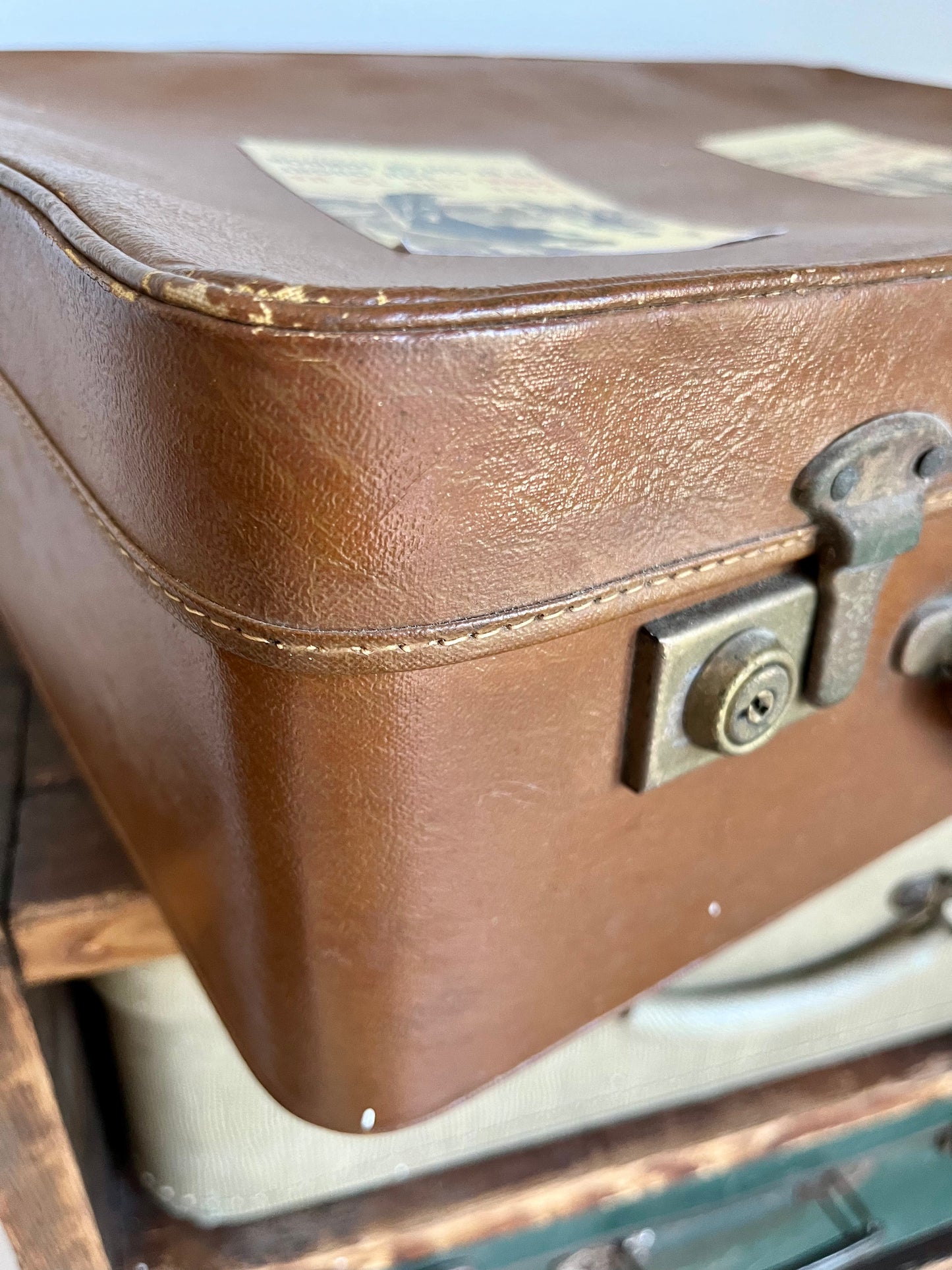 Vintage Suitcase Drawer Set