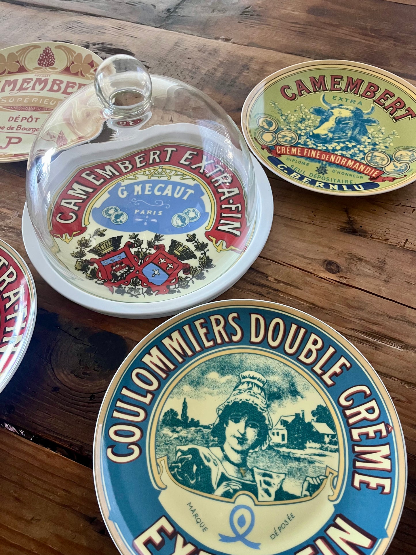 Fabulous Cheese Dome with Serving Plates