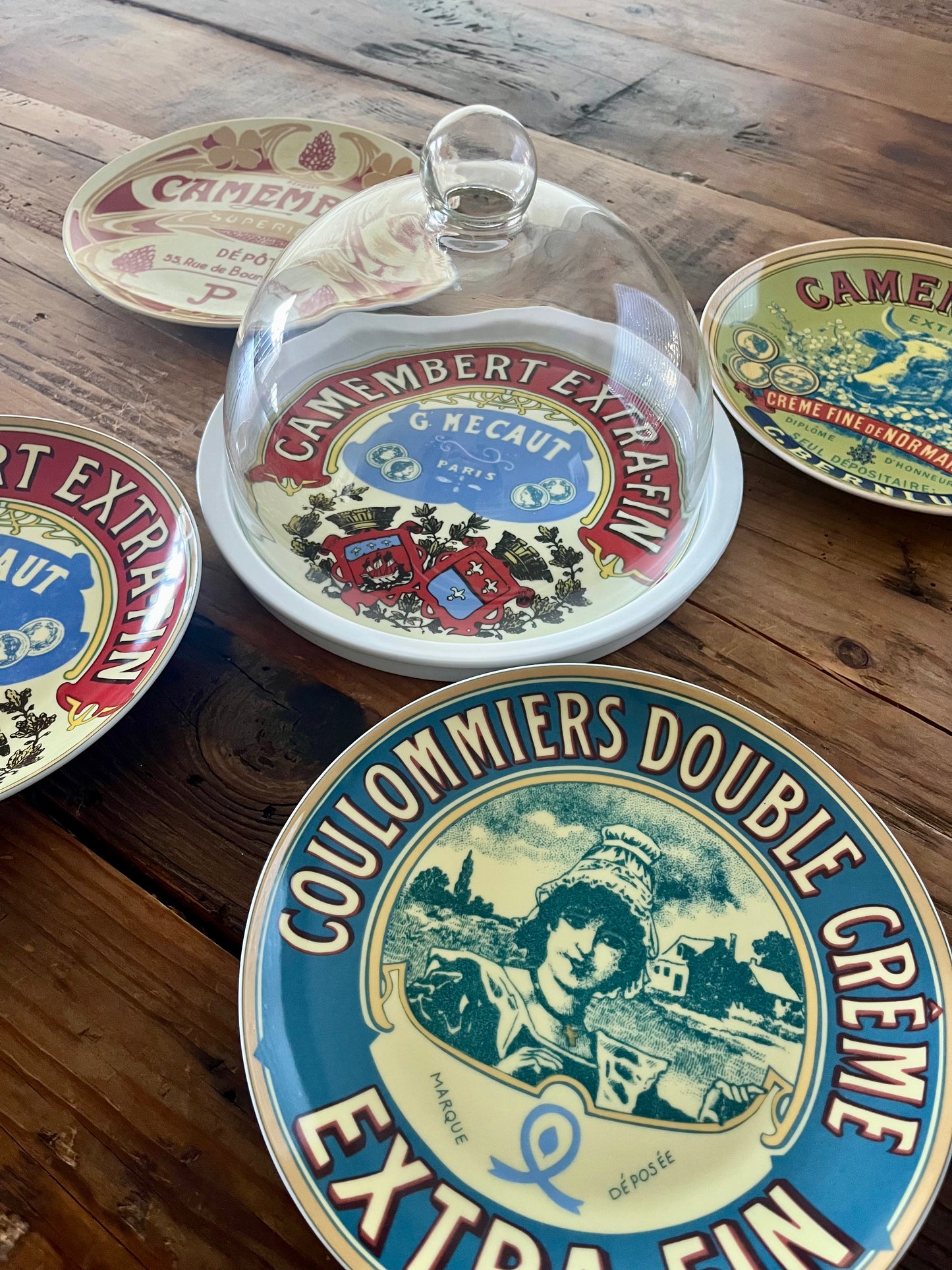 Fabulous Cheese Dome with Serving Plates