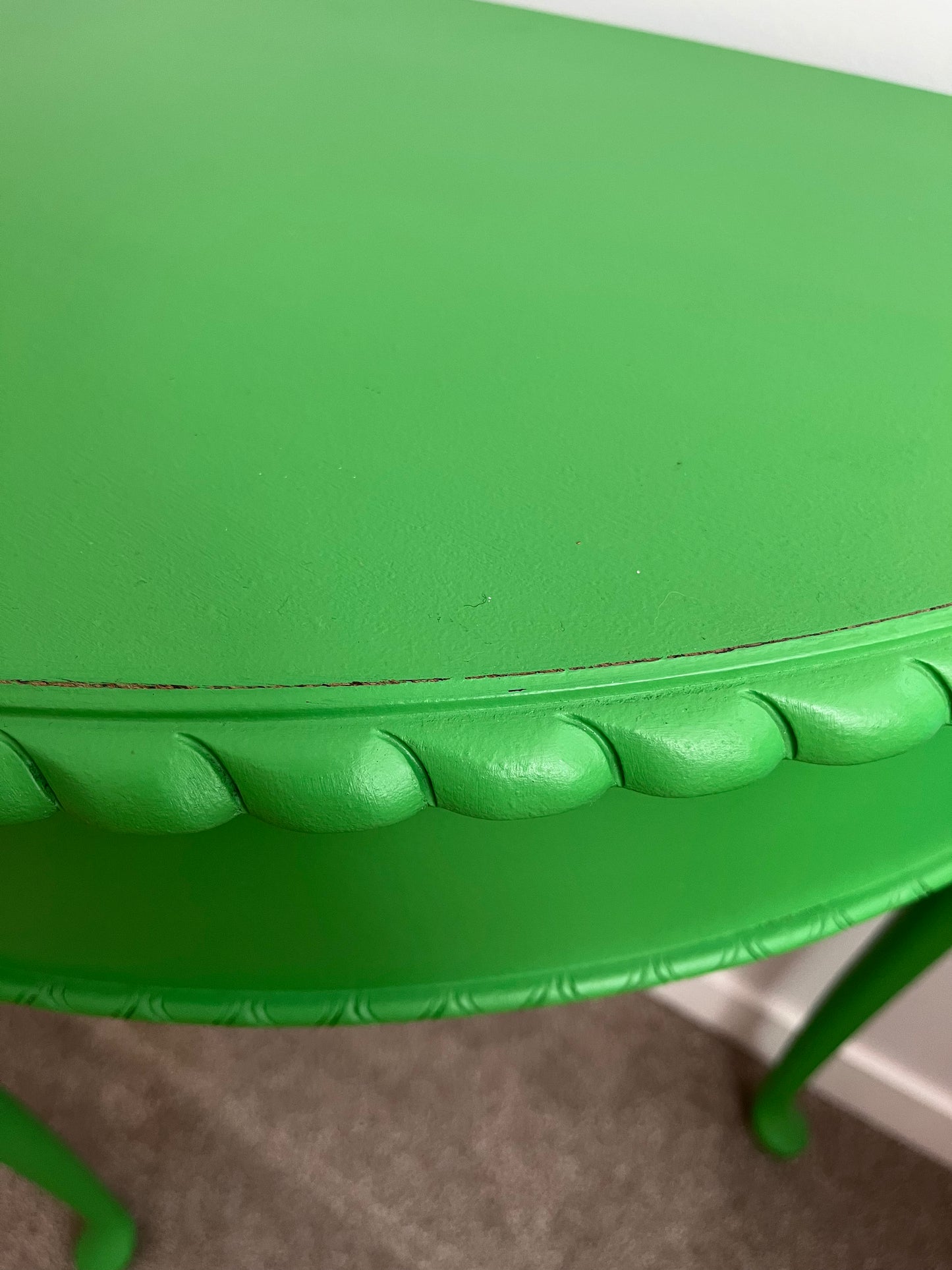 Gorgeous Green Hall Table