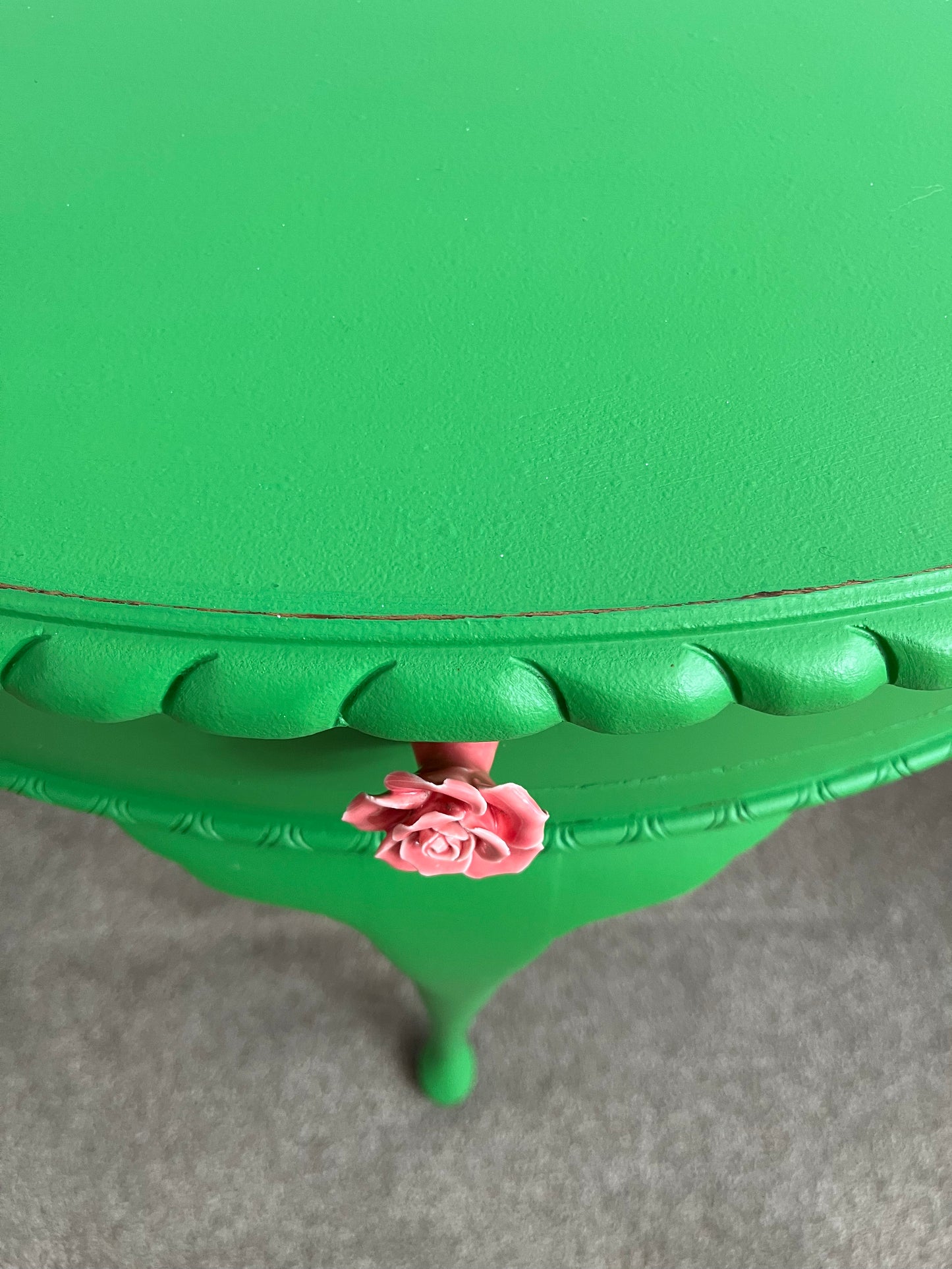 Gorgeous Green Hall Table