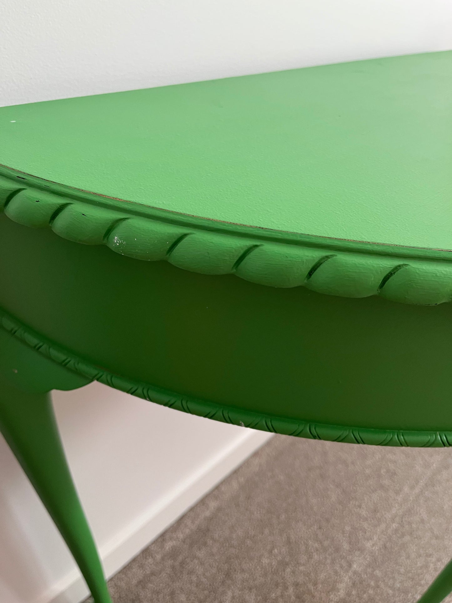 Gorgeous Green Hall Table