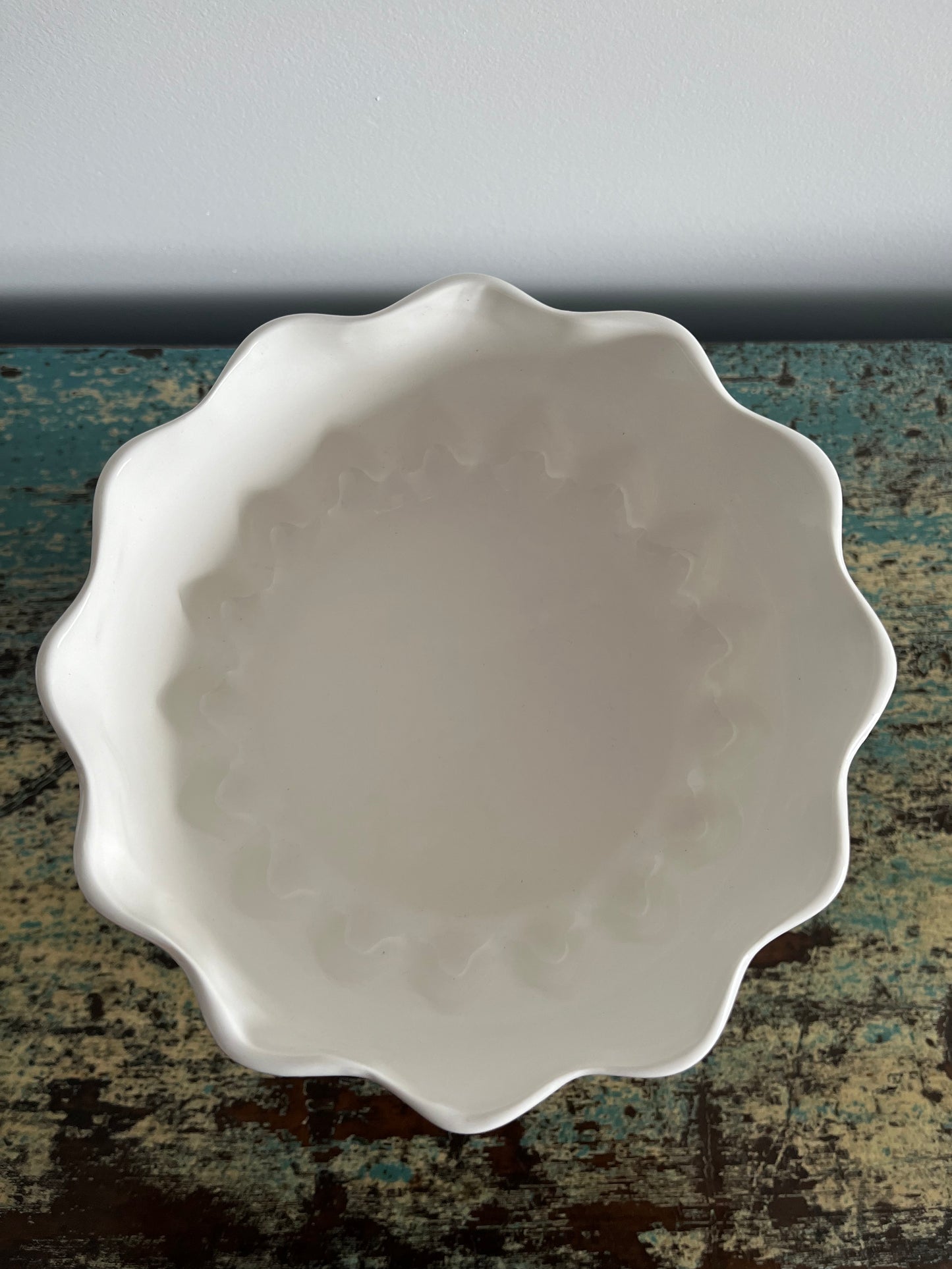 Rosanna White Bon Bon Footed Round Bowl