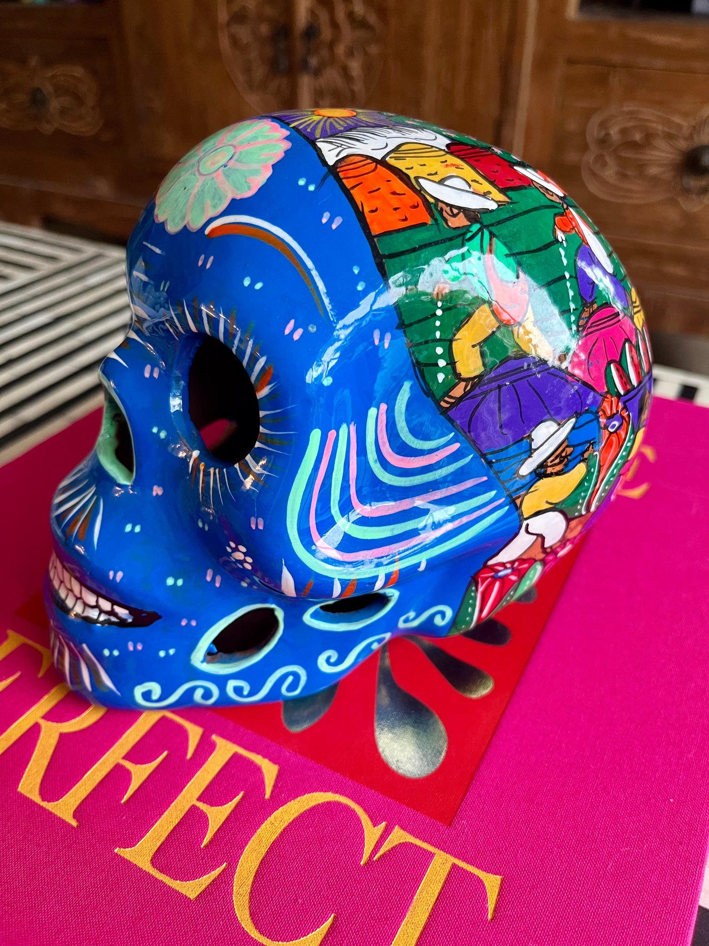 Colourful Mexican Skull