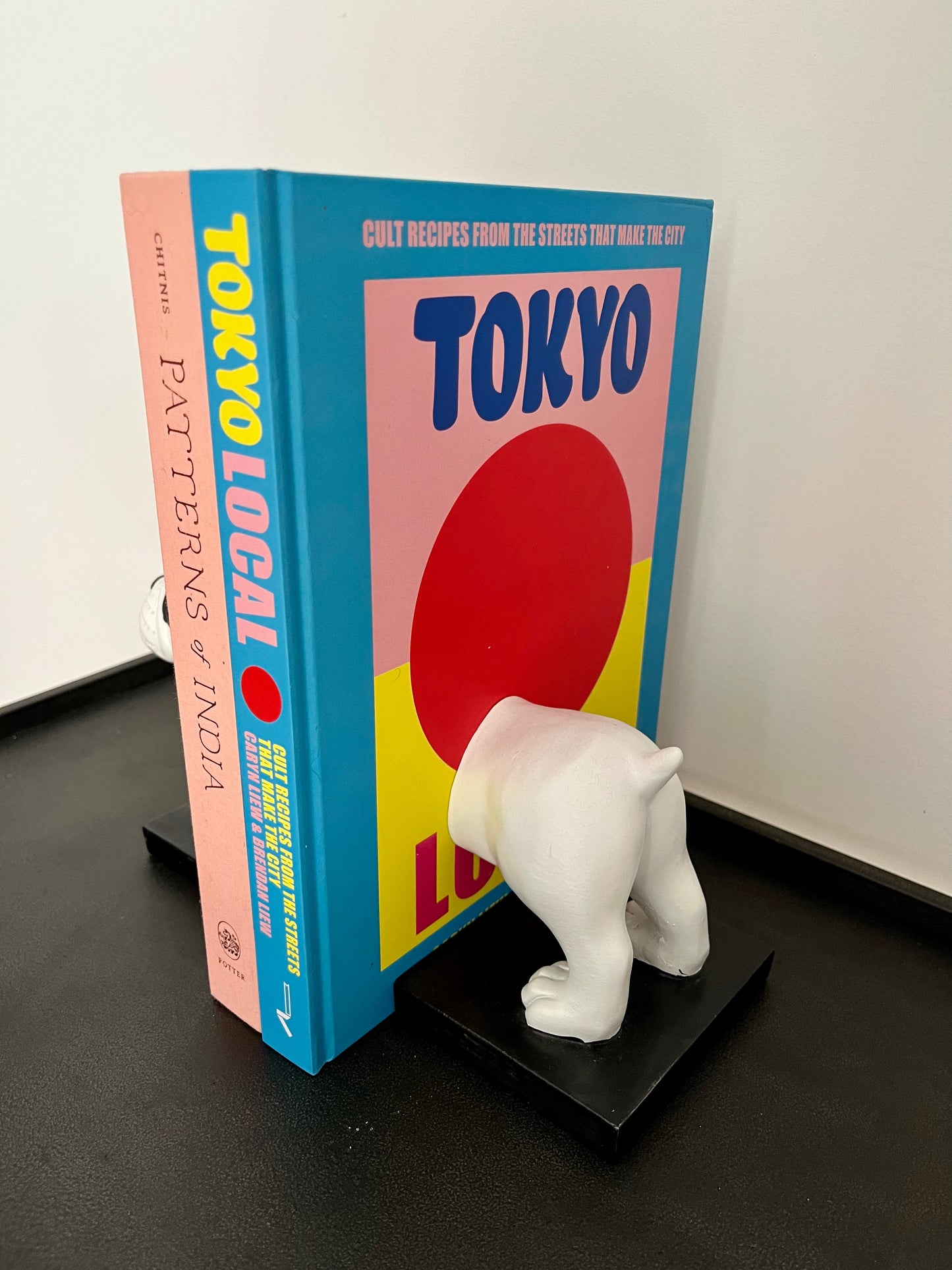 Cute Black and White French Bulldog Bookends