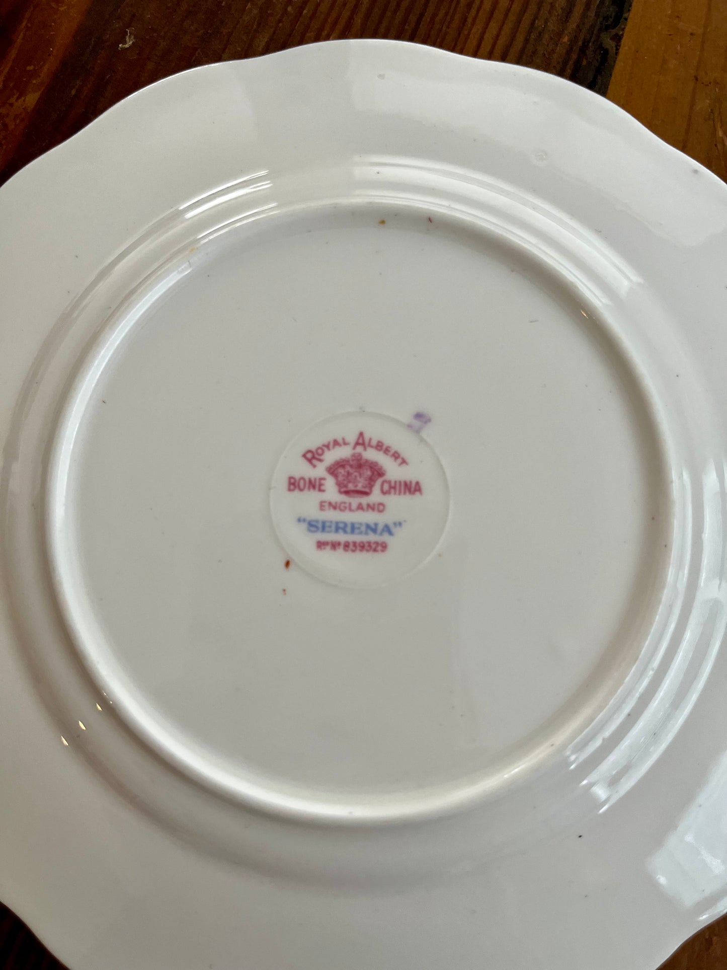 Vintage Royal Albert Serena Plates