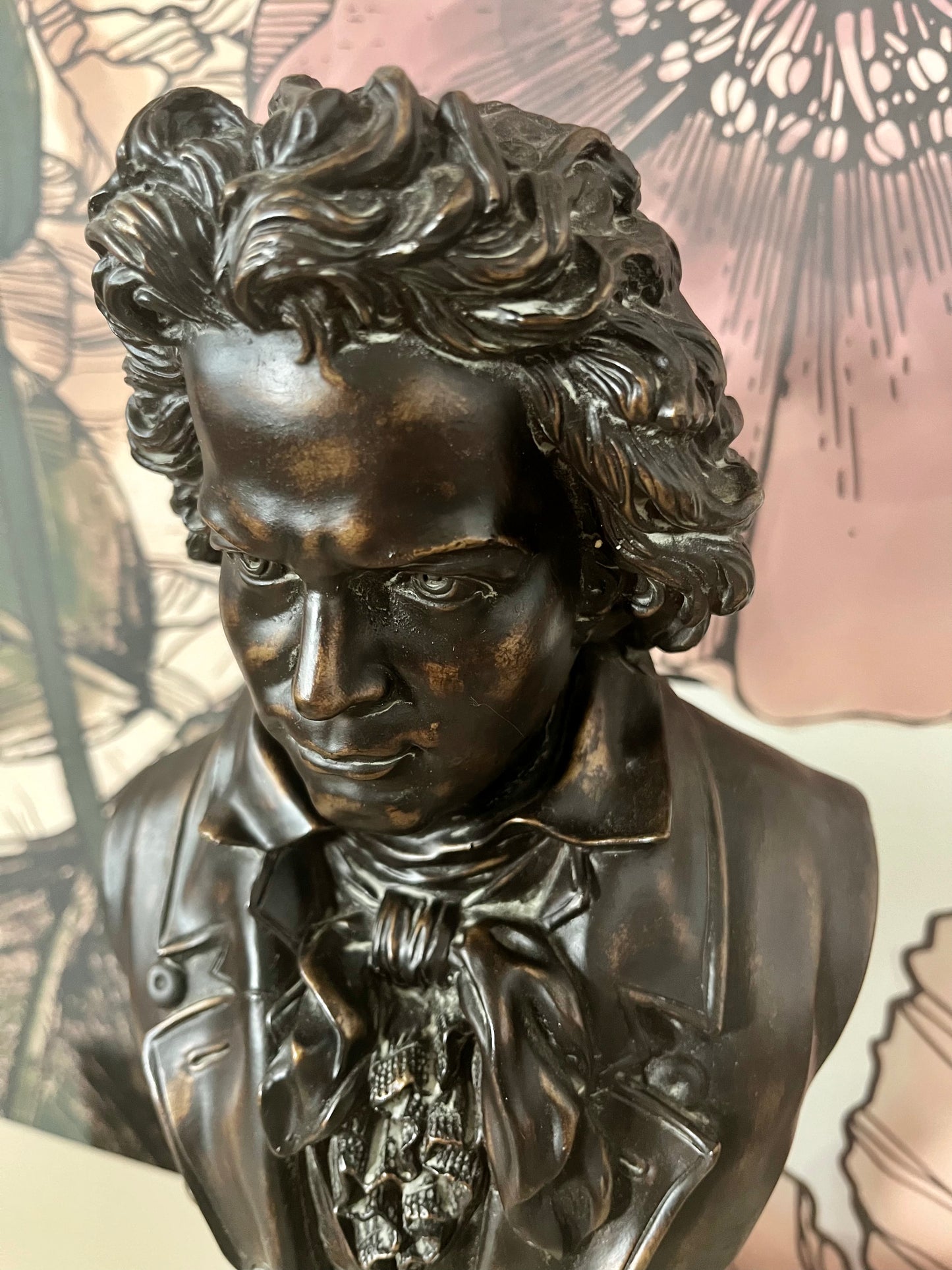 Bronze Beethoven Bust