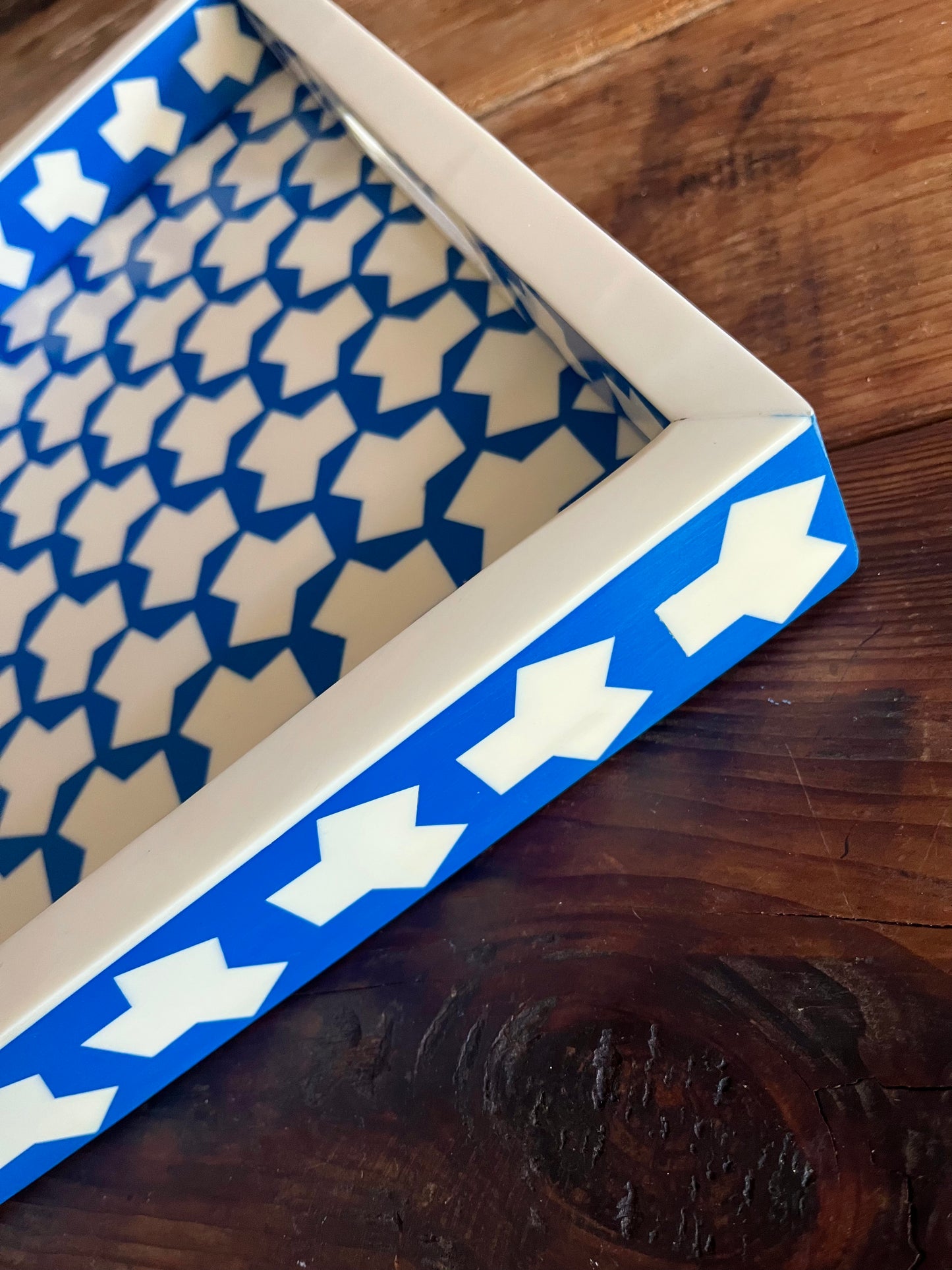 Beautiful Graphic Resin Inlay Tray