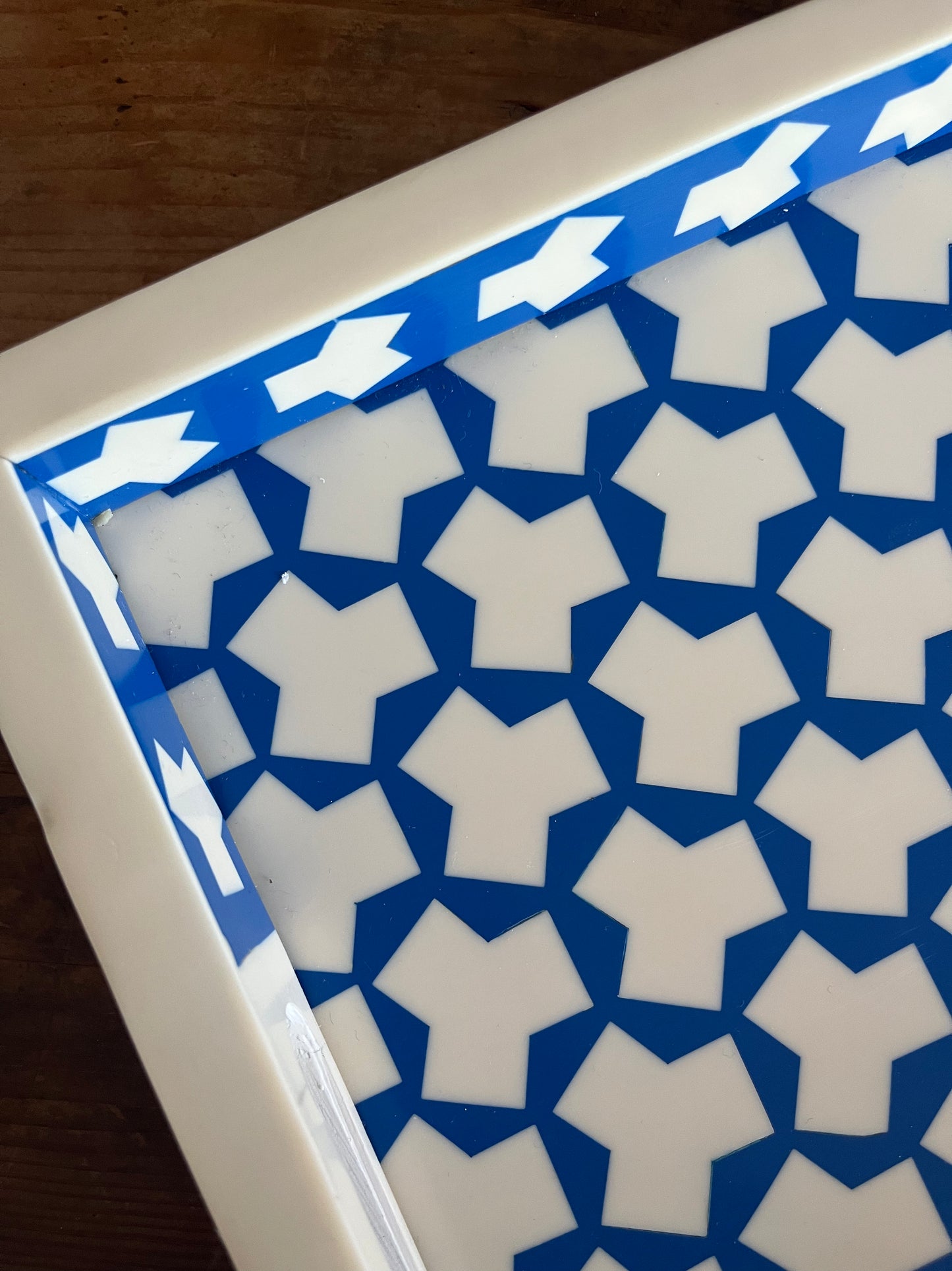 Beautiful Graphic Resin Inlay Tray