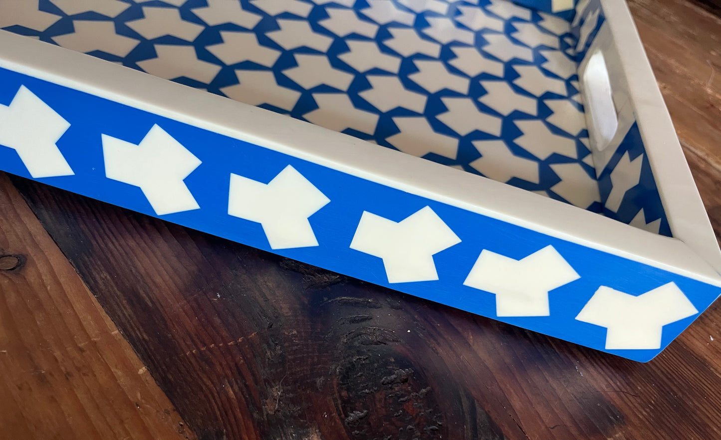 Beautiful Graphic Resin Inlay Tray