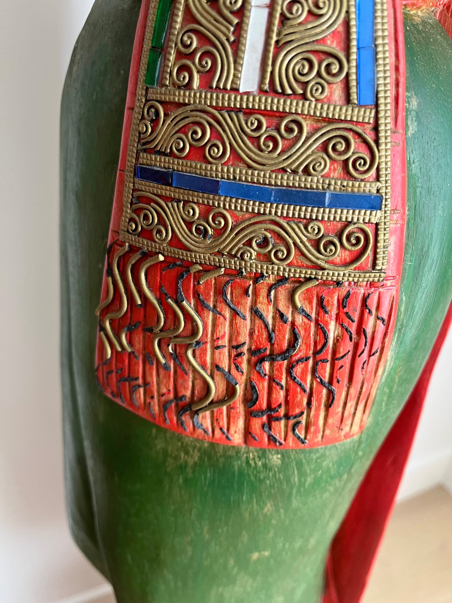 Beautiful Wooden Thai Sawasdee Lady Wooden Statues