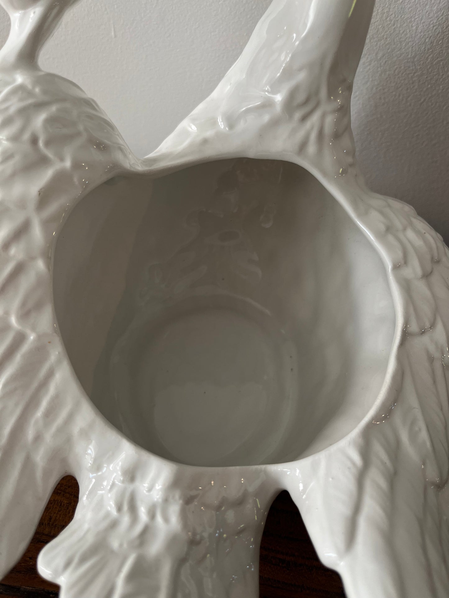 Beautiful Ceramic Swan Planter