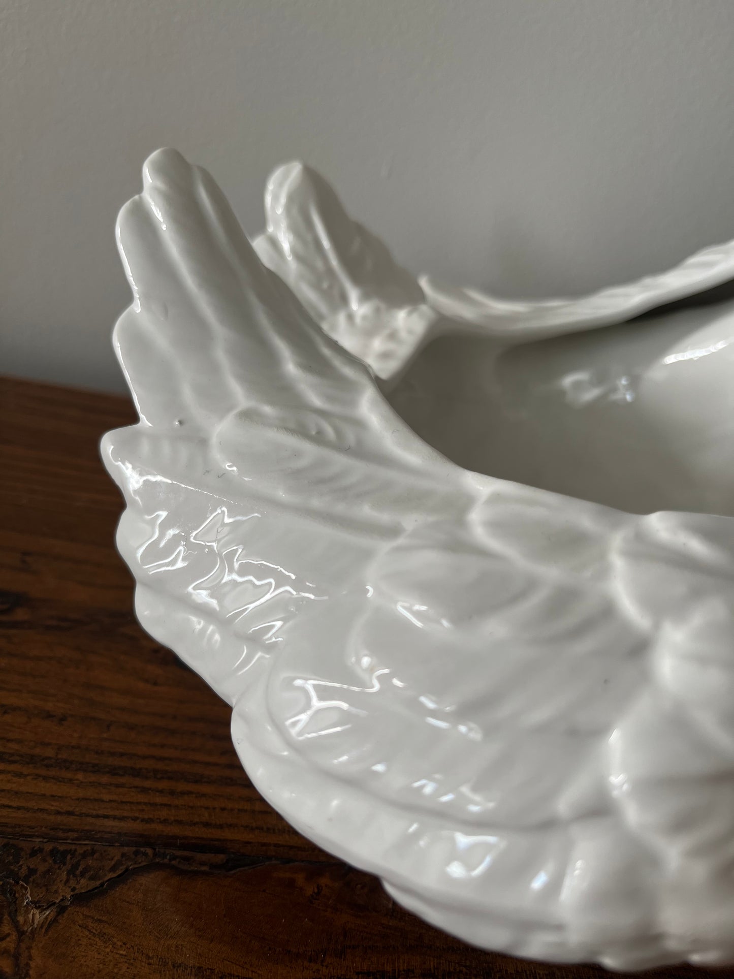 Beautiful Ceramic Swan Planter