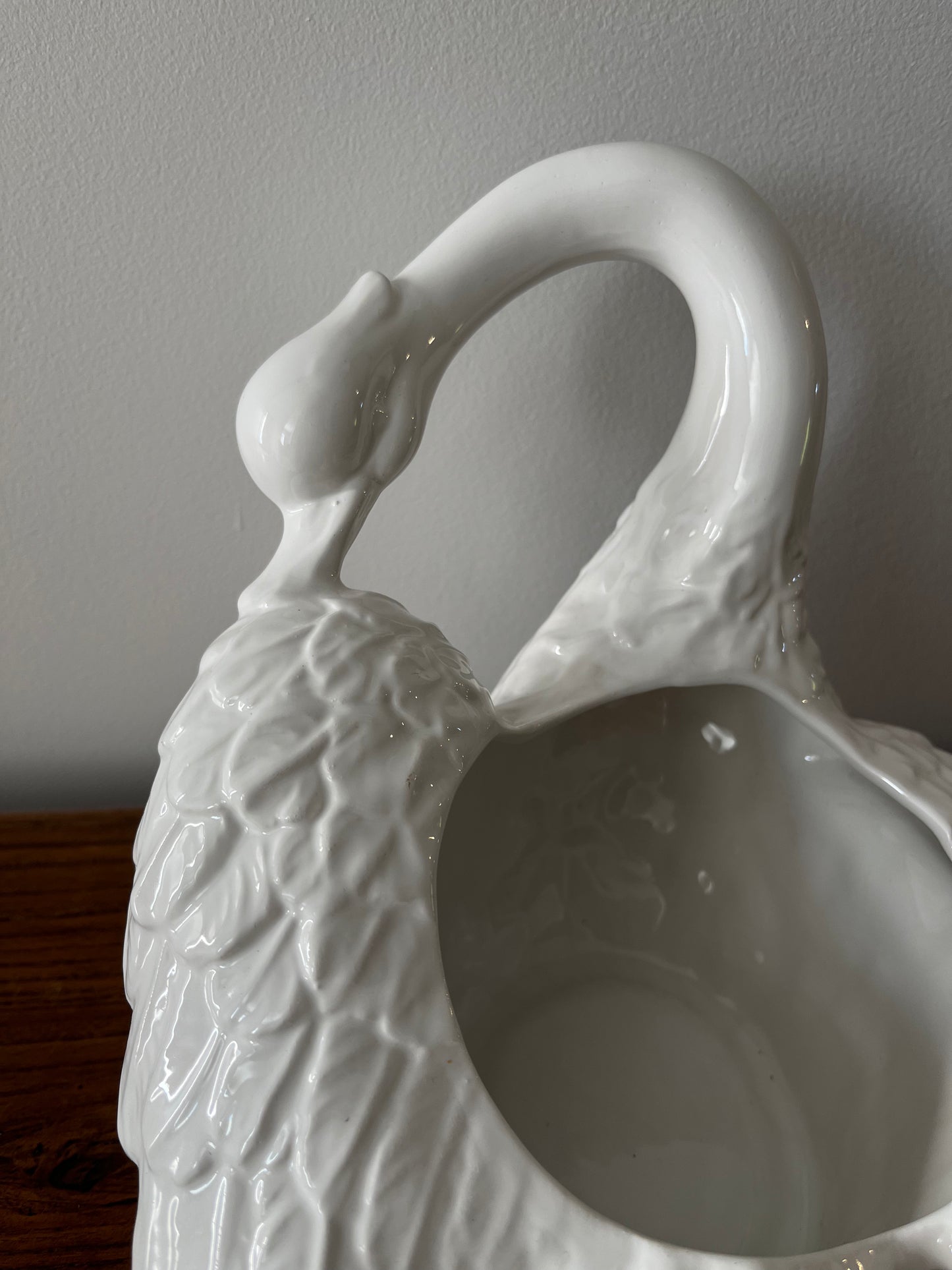 Beautiful Ceramic Swan Planter