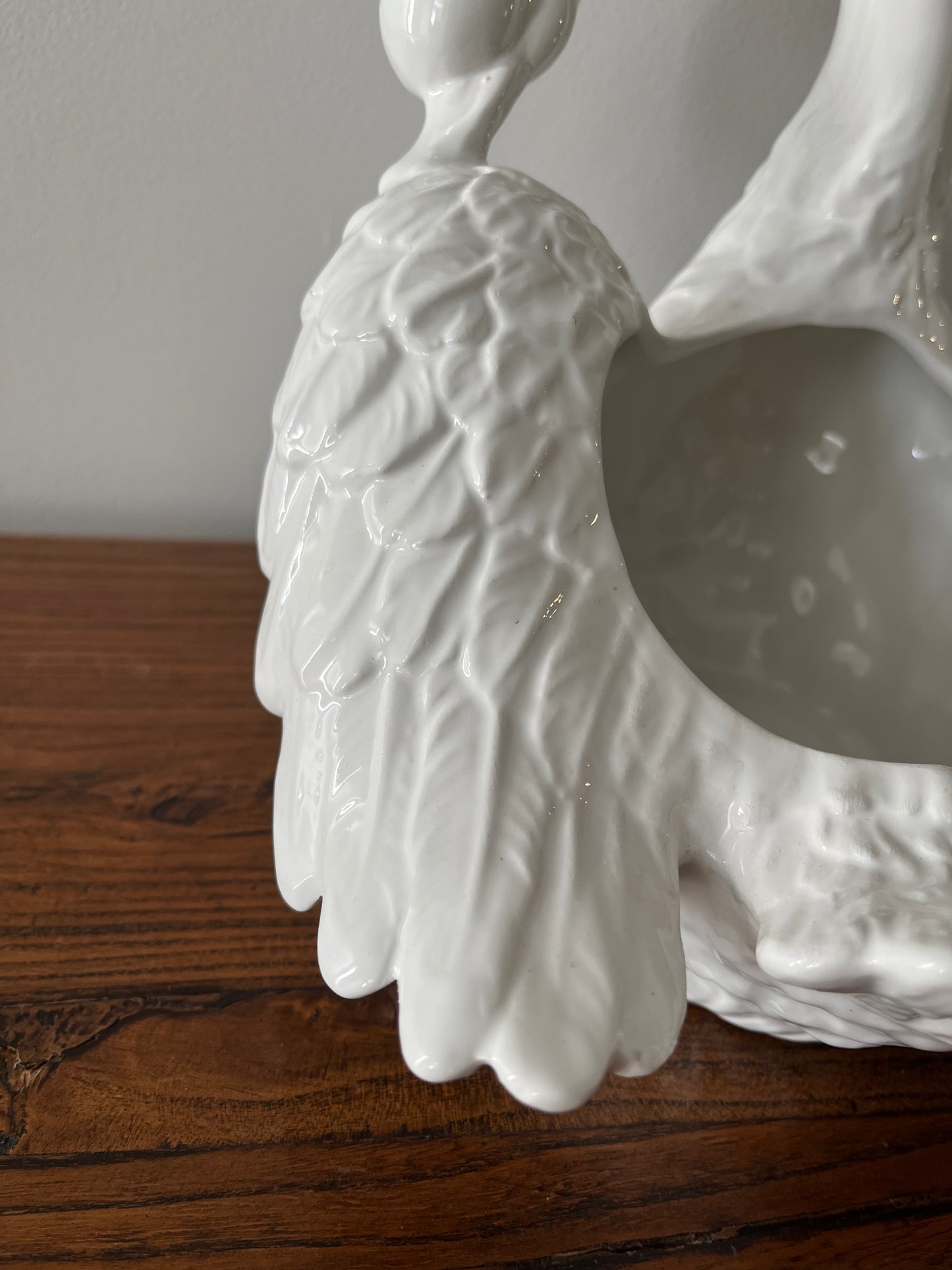 Beautiful Ceramic Swan Planter