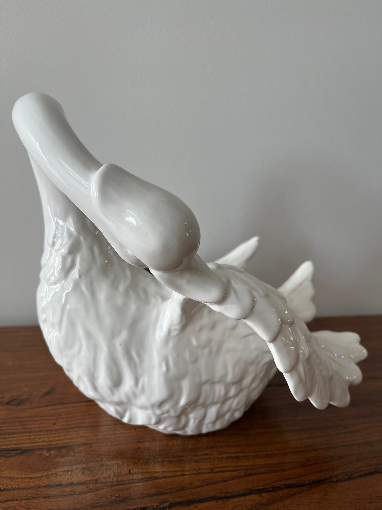 Beautiful Ceramic Swan Planter