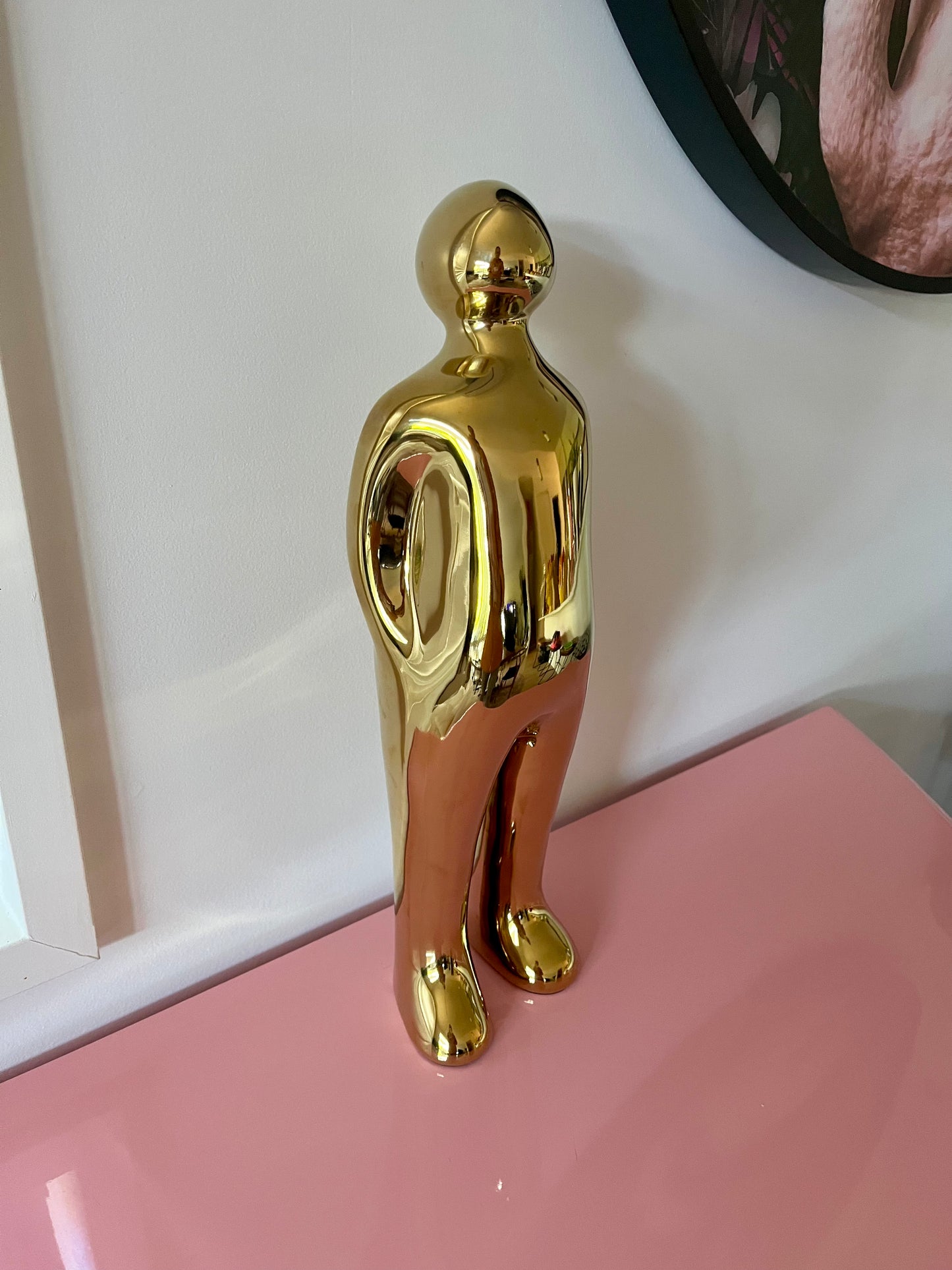 Gorgeous Gold Ceramic Sculpture