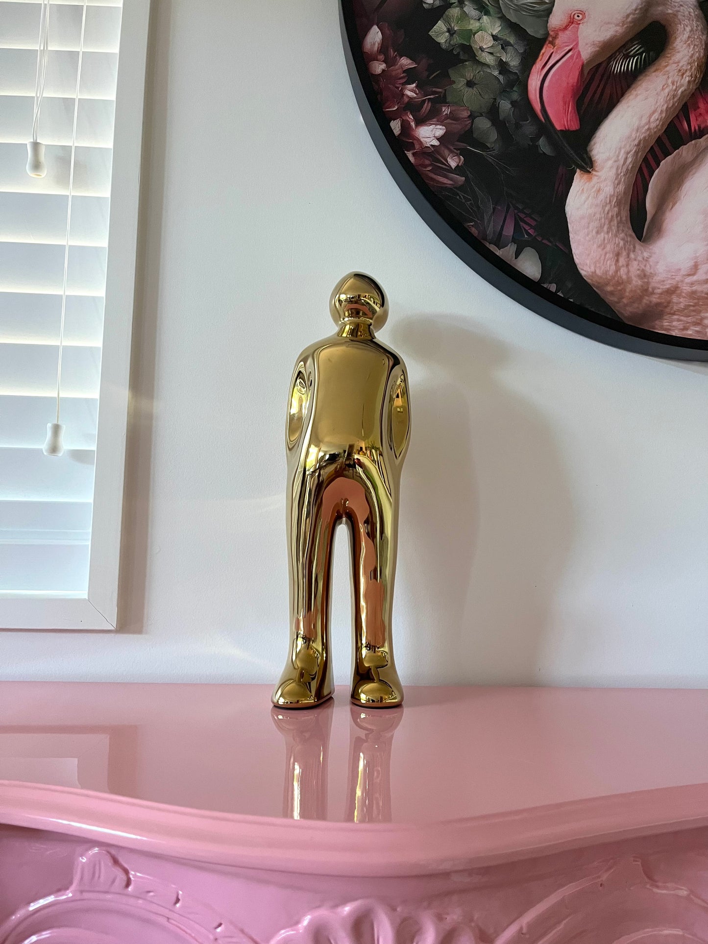 Gorgeous Gold Ceramic Sculpture