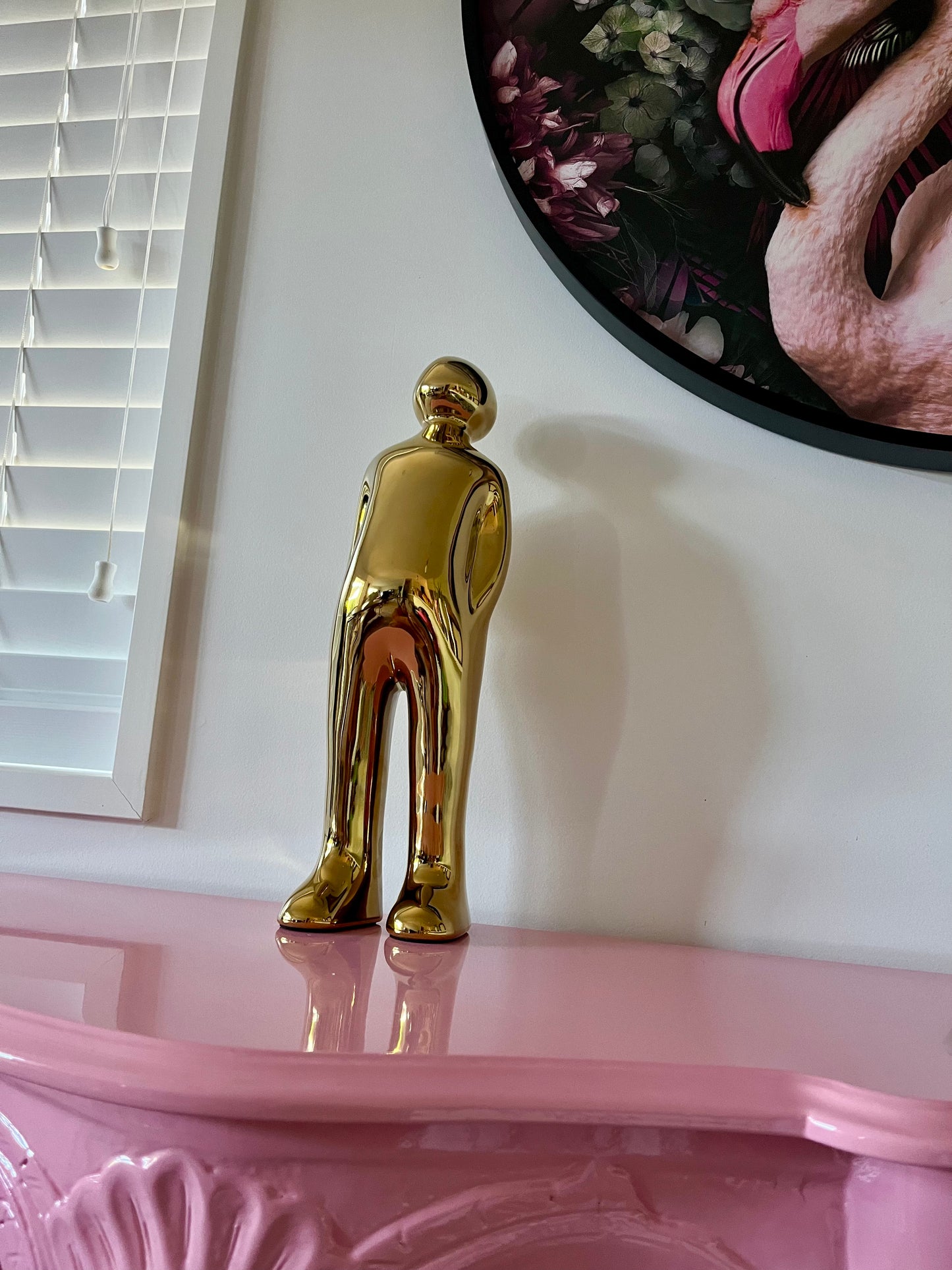 Gorgeous Gold Ceramic Sculpture