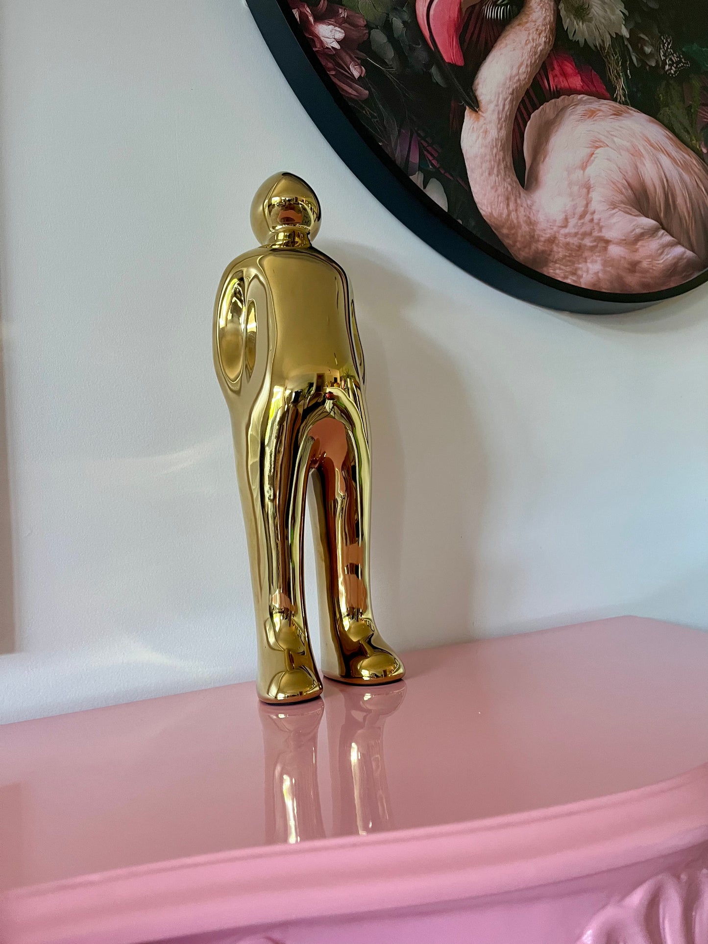 Gorgeous Gold Ceramic Sculpture