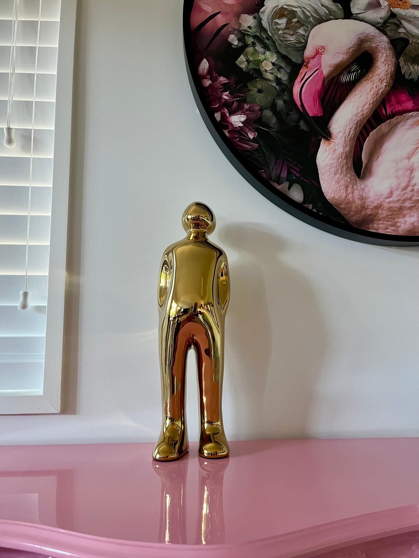 Gorgeous Gold Ceramic Sculpture