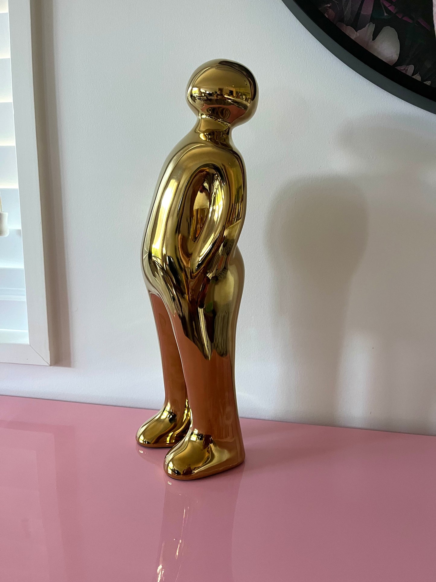 Gorgeous Gold Ceramic Sculpture