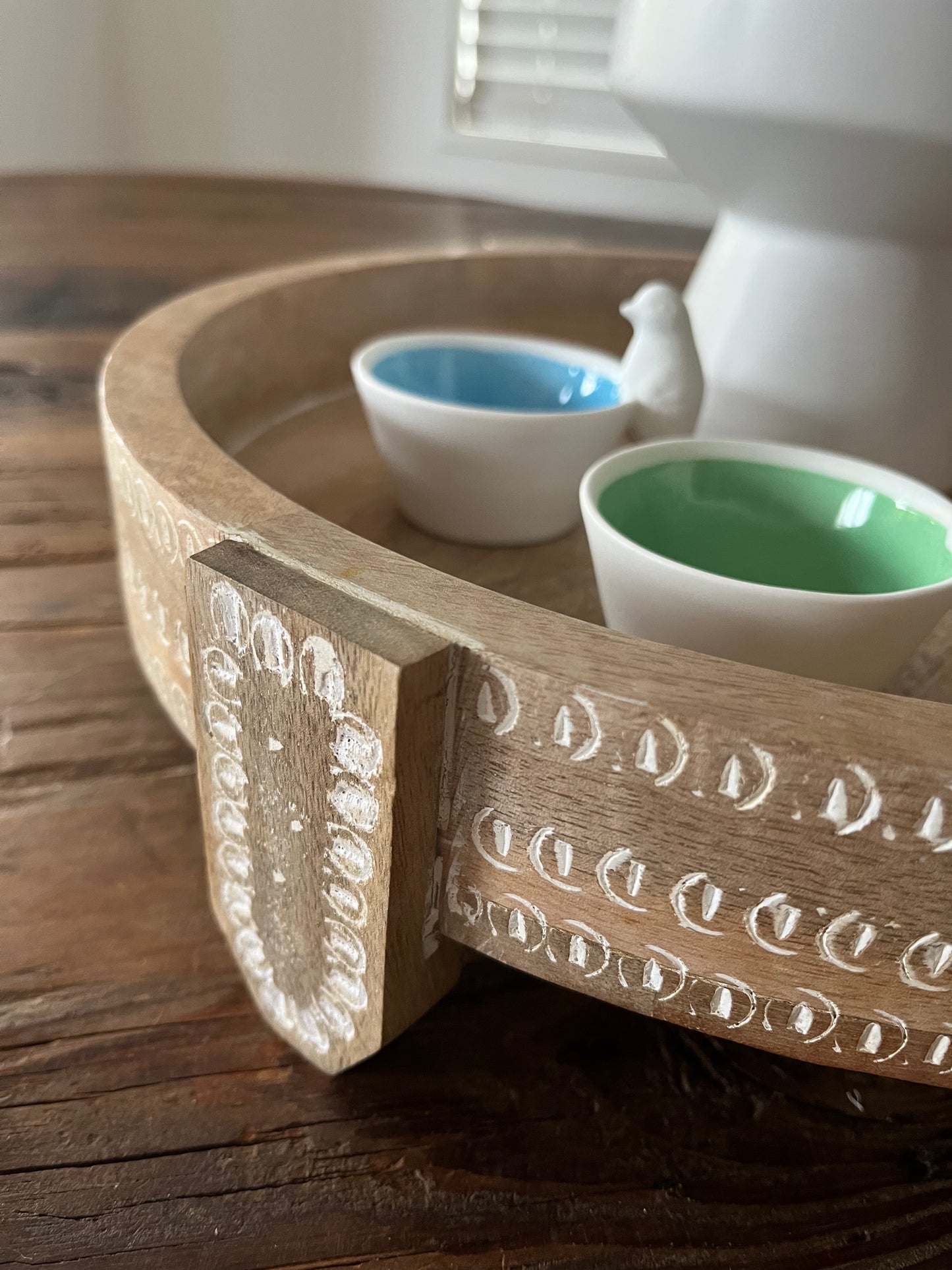 Gorgeous Wooden Tray Display