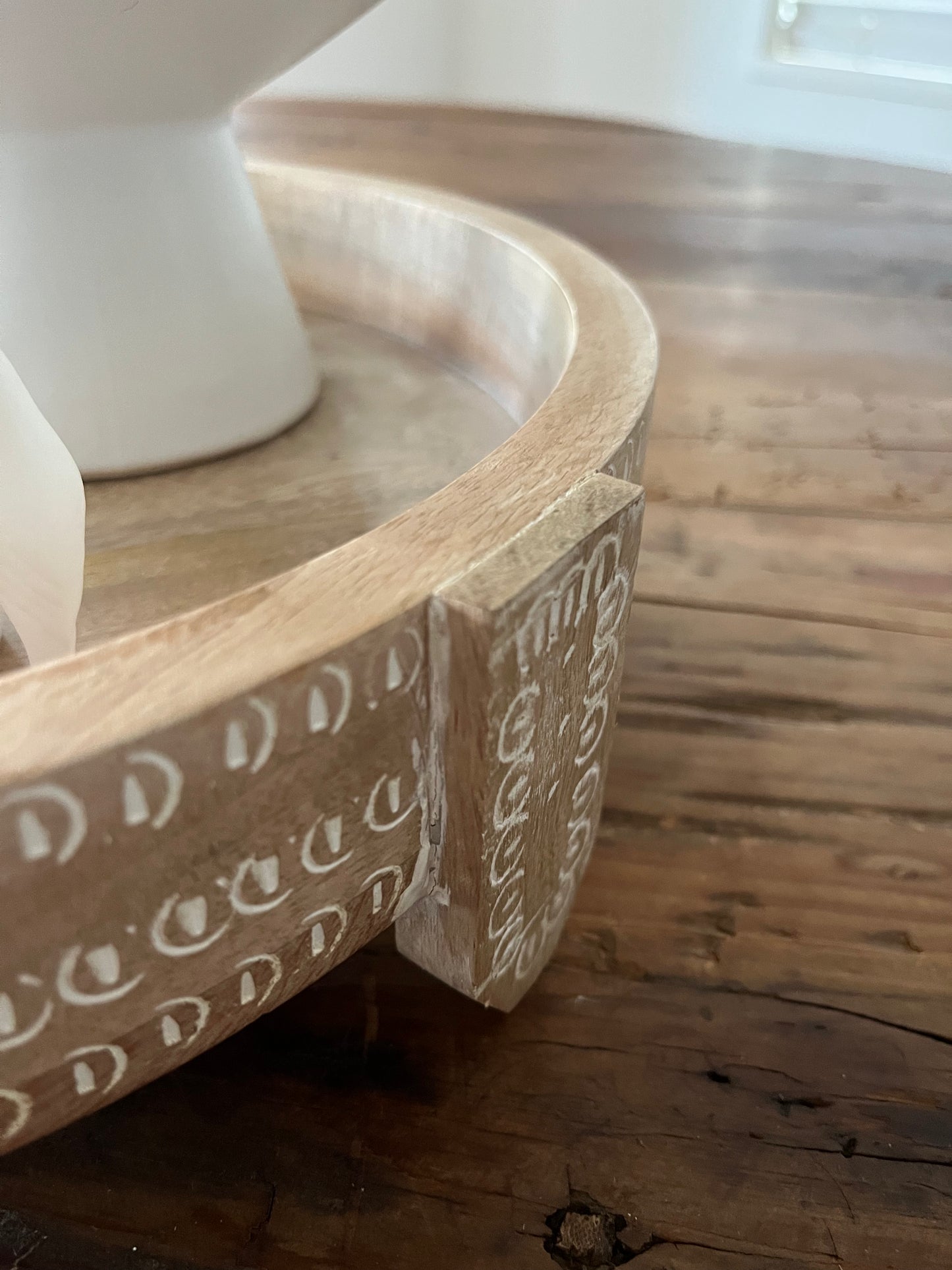 Gorgeous Wooden Tray Display