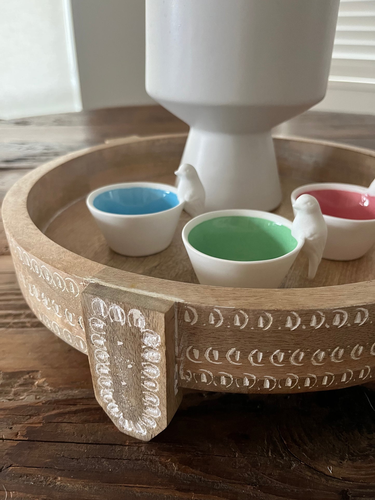 Gorgeous Wooden Tray Display